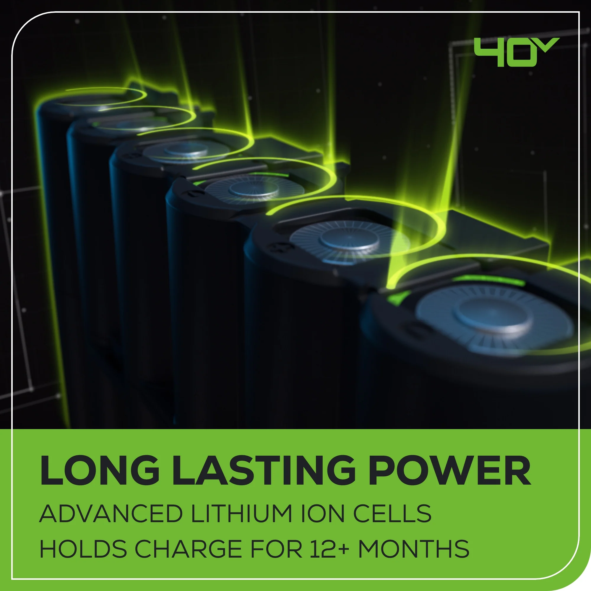 40V 12 Cordless Battery Chainsaw w/ 2.0 Ah Battery & Charger