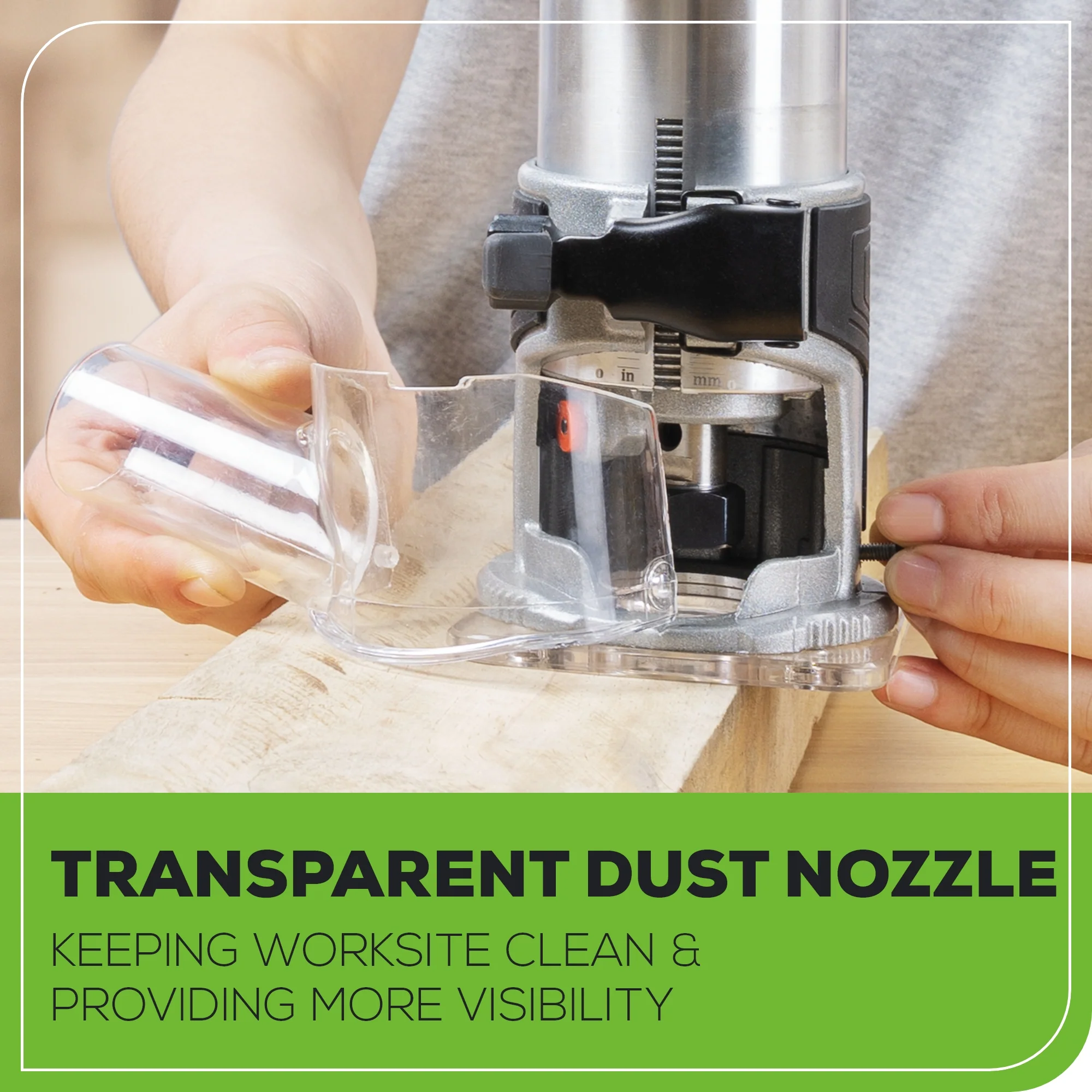 24V Cordless Battery Compact Router (Tool Only)