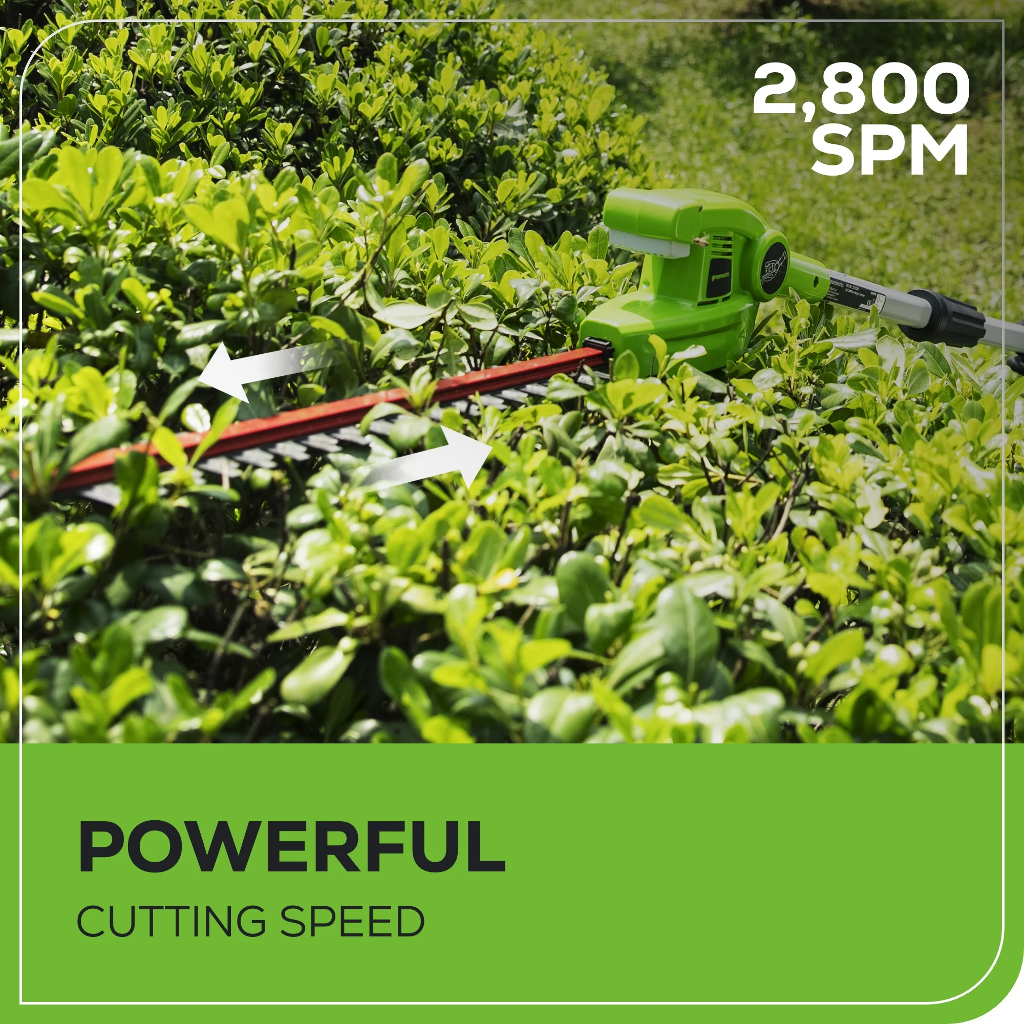 40V 20 Cordless Battery Pole Hedge Trimmer (Tool Only)