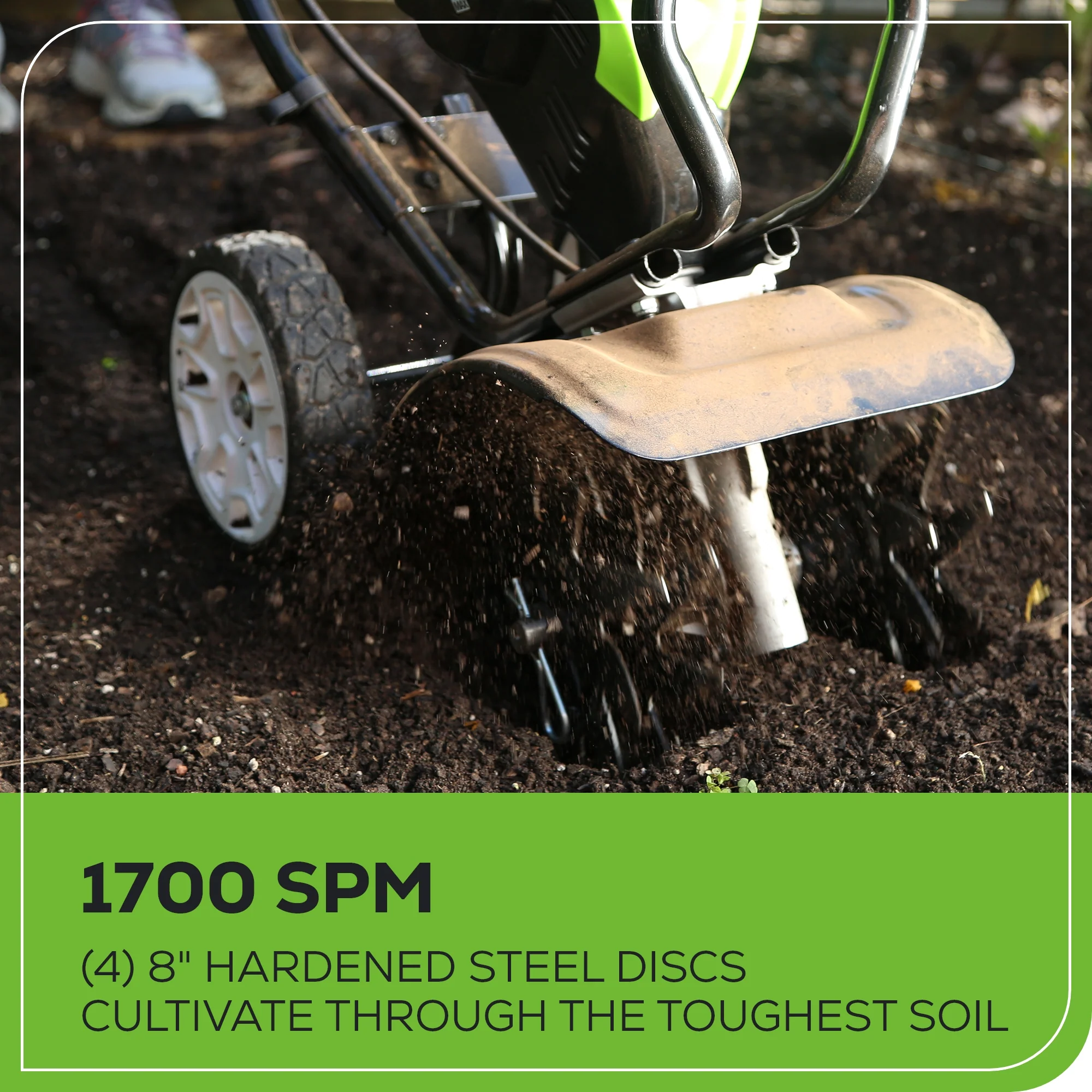 80V 10 Cordless Battery Cultivator / Tiller (Tool Only)