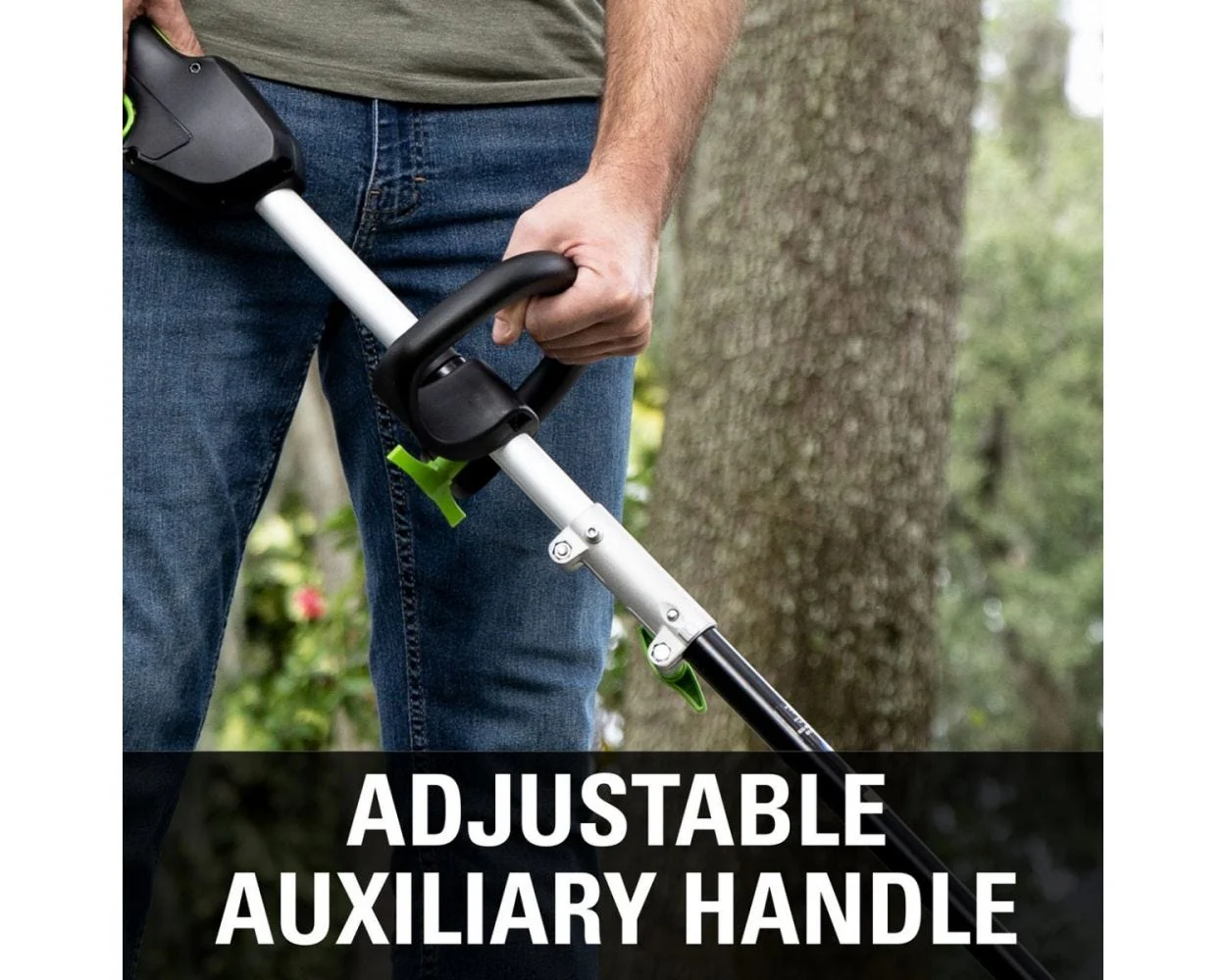 60V 16 Cordless Battery String Trimmer (Attachment Capable) & 5 Pcs Attachments Combo Kit w/ 4.0 Ah Battery & Charger