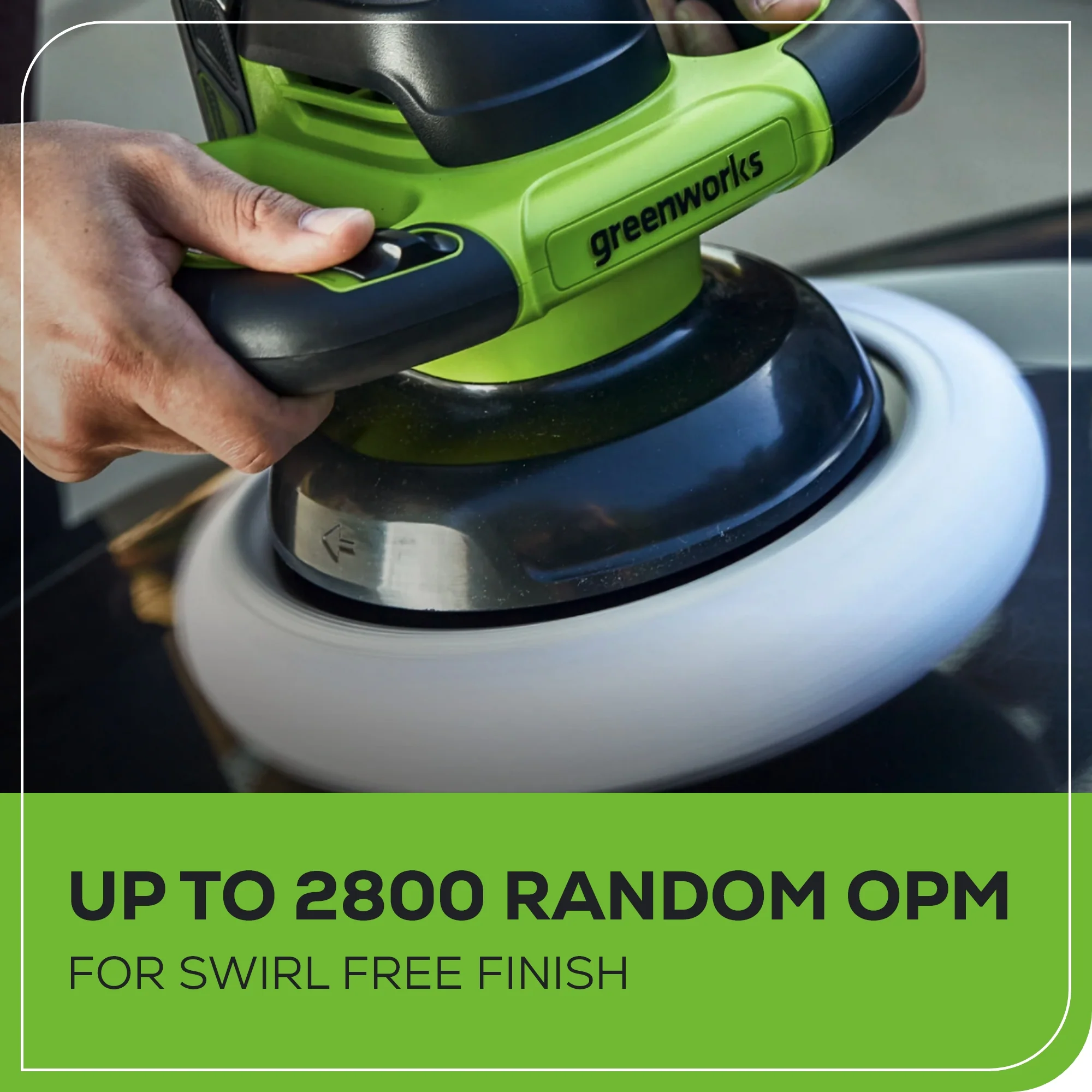 24V 10 Cordless Battery Buffer & Polisher (Tool Only)