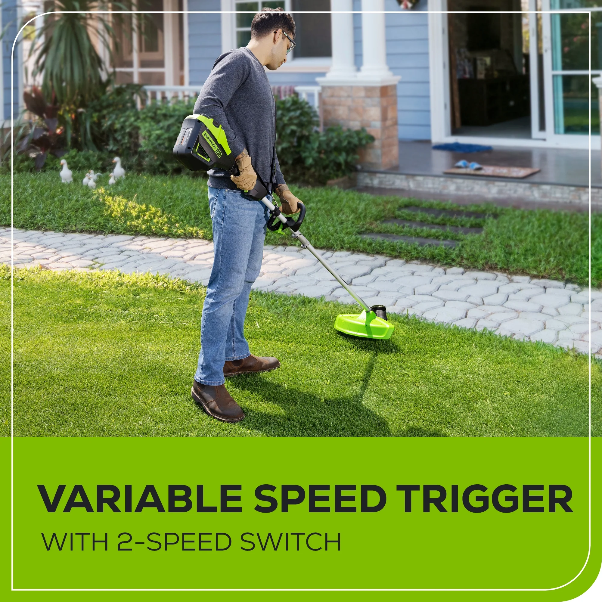 80V 16 GEN 2 Cordless Battery Brushless String Trimmer( .095 line) (Tool Only)