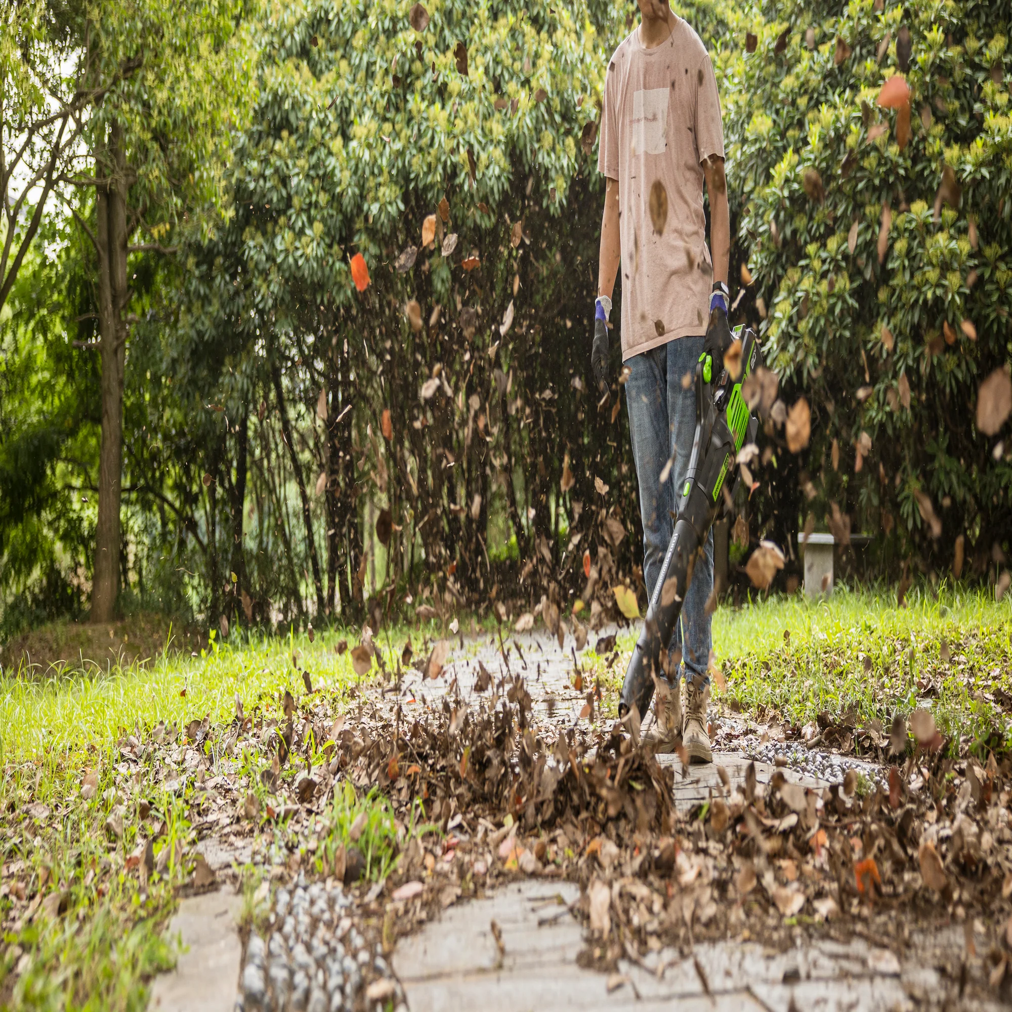 80V 16 Cordless Battery String Trimmer & 730 CFM Leaf Blower Combo Kit w/ 2.5 Ah Battery & Charger