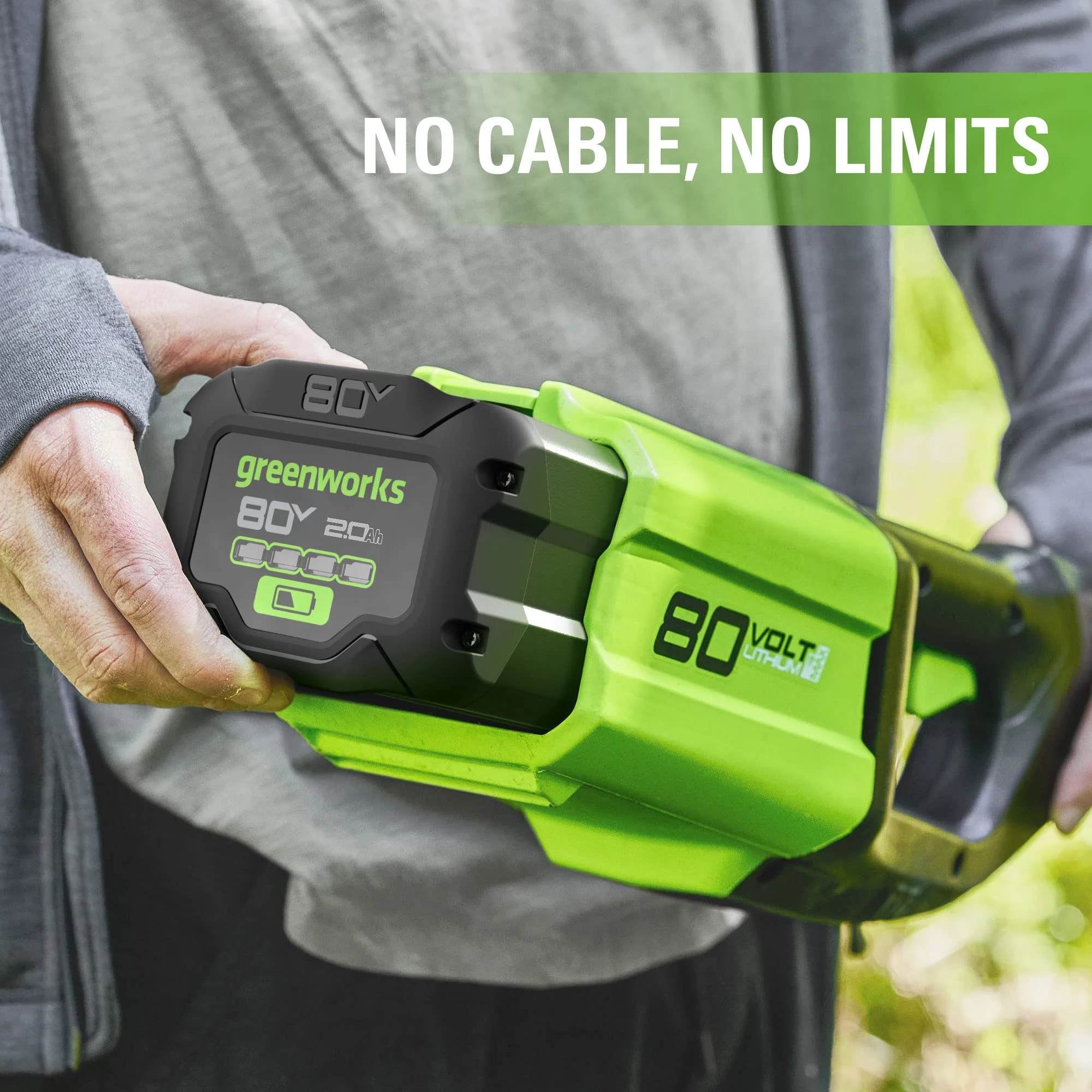 80V 2.0Ah Lithium-Ion Battery & Charger Combo Kit