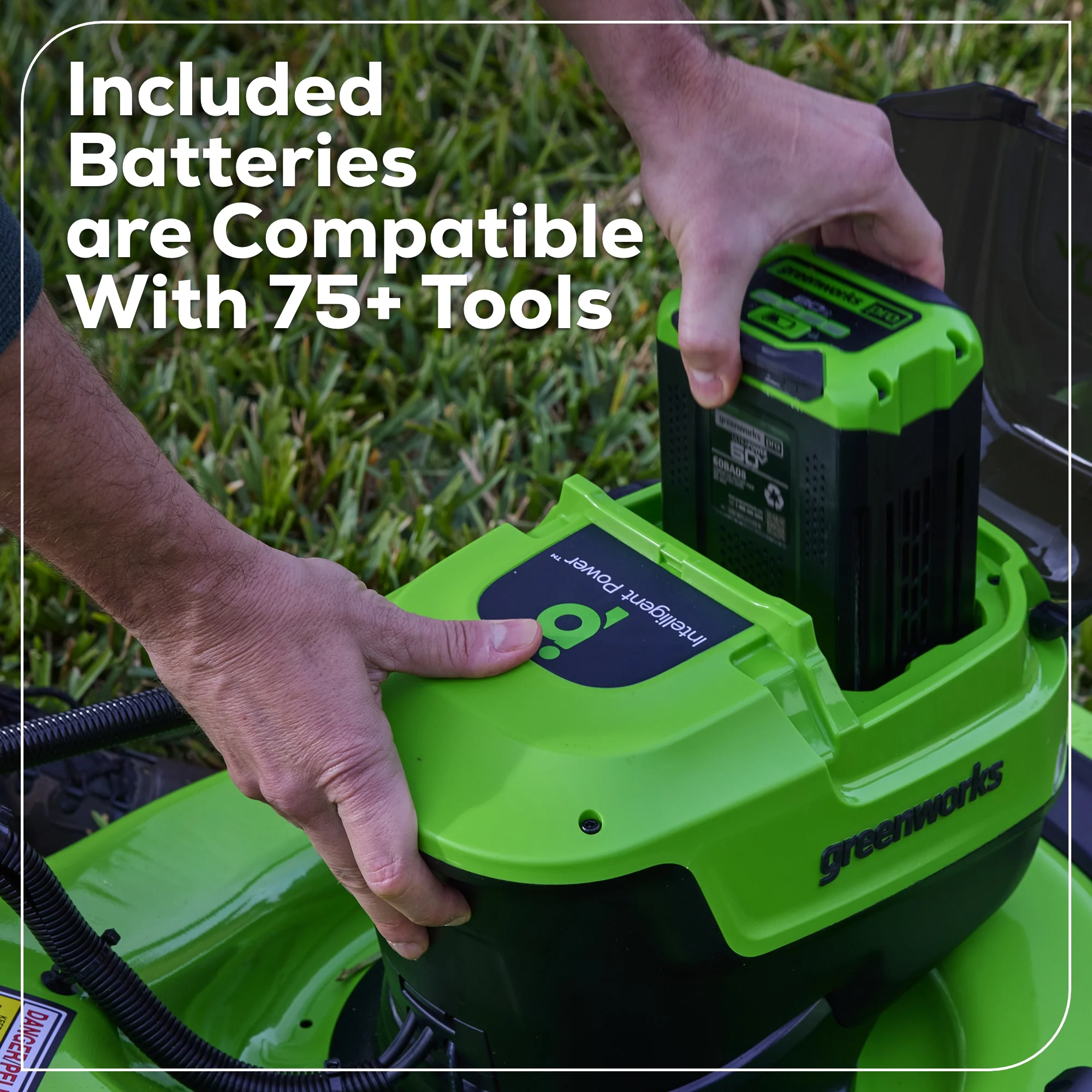 60V 21 Cordless Battery Dual Blade Self-Propelled Mower w/ (1) 8Ah battery and 6A Charger