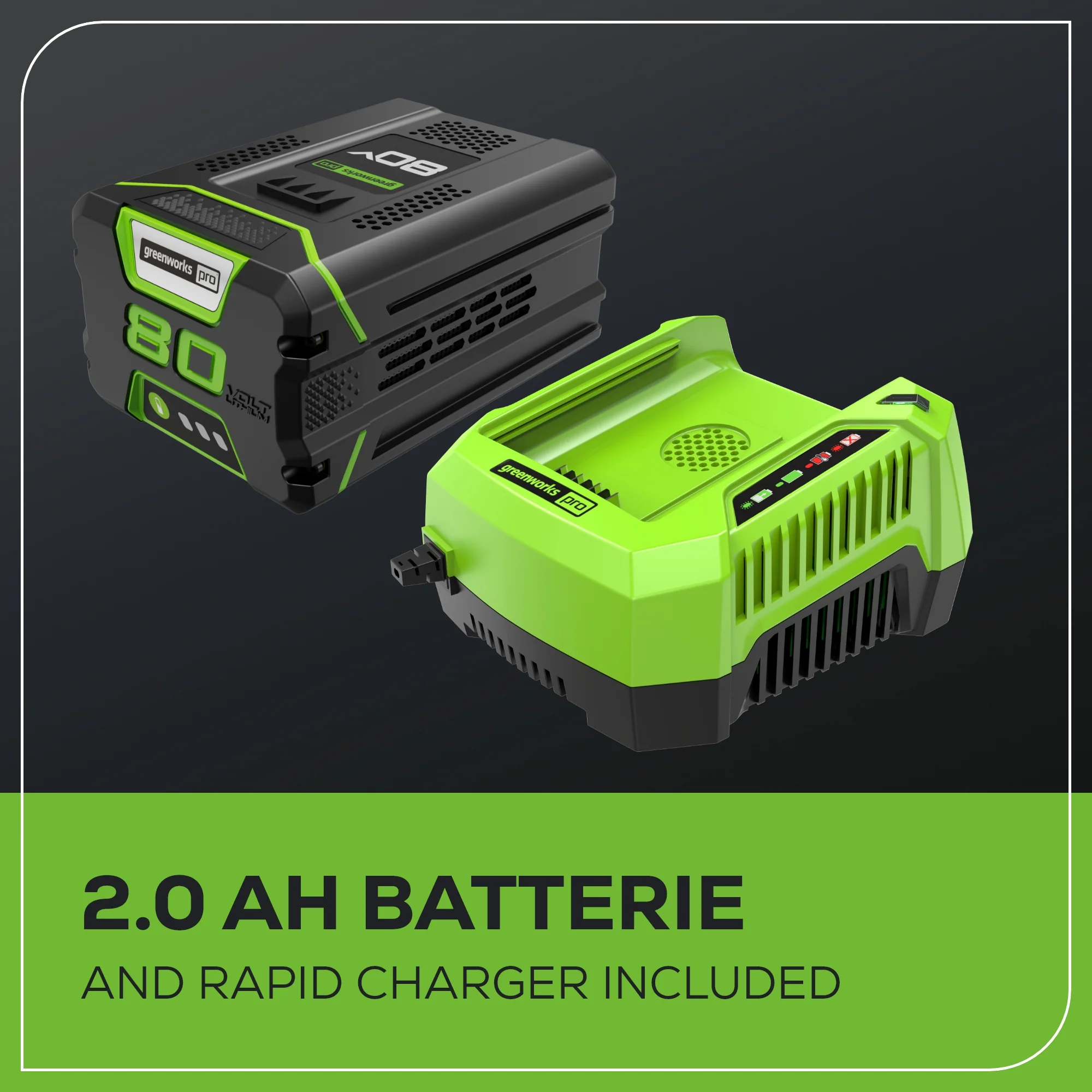 RENEWED 80V 12 Cordless Battery Snow Shovel w/ 2.0 Ah Battery & Charger