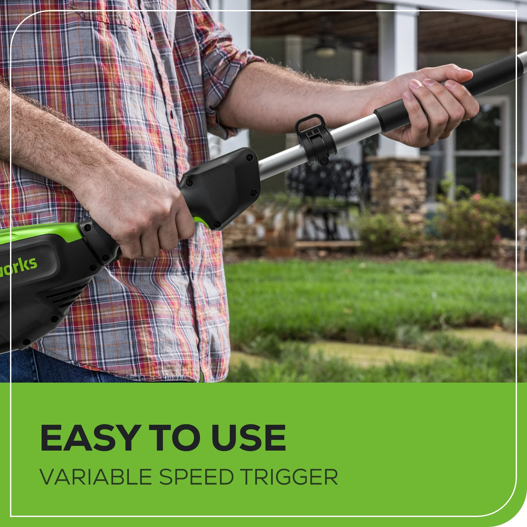 80V Pro 10 Cordless Battery Pole Saw w/ 2.0Ah Battery & Charger