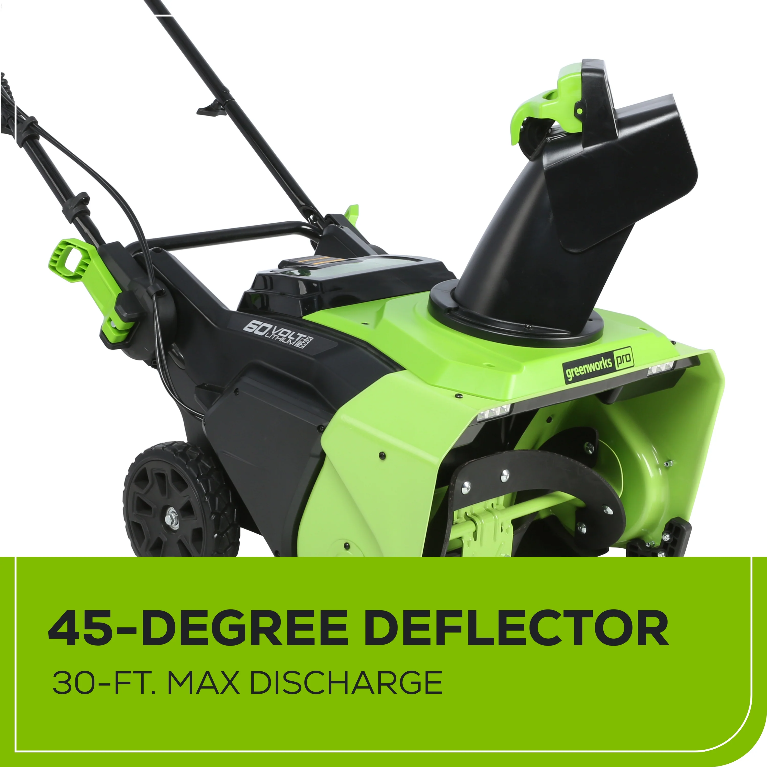 60V 22 Cordless Battery Single-Stage Snow Blower w/ Two (2) 5.0 Ah Batteries & Dual-Port Charger