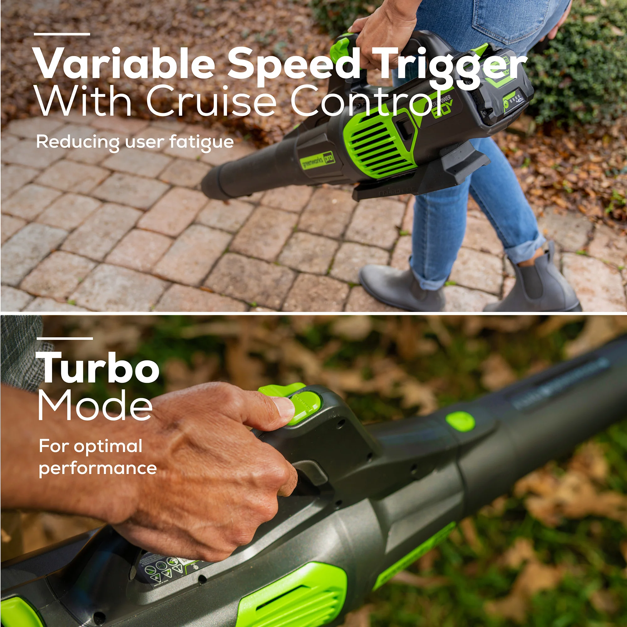 60V 21 Cordless Battery Push Mower and 610 CFM Blower Combo Kit w/ 5.0Ah Battery and Charger