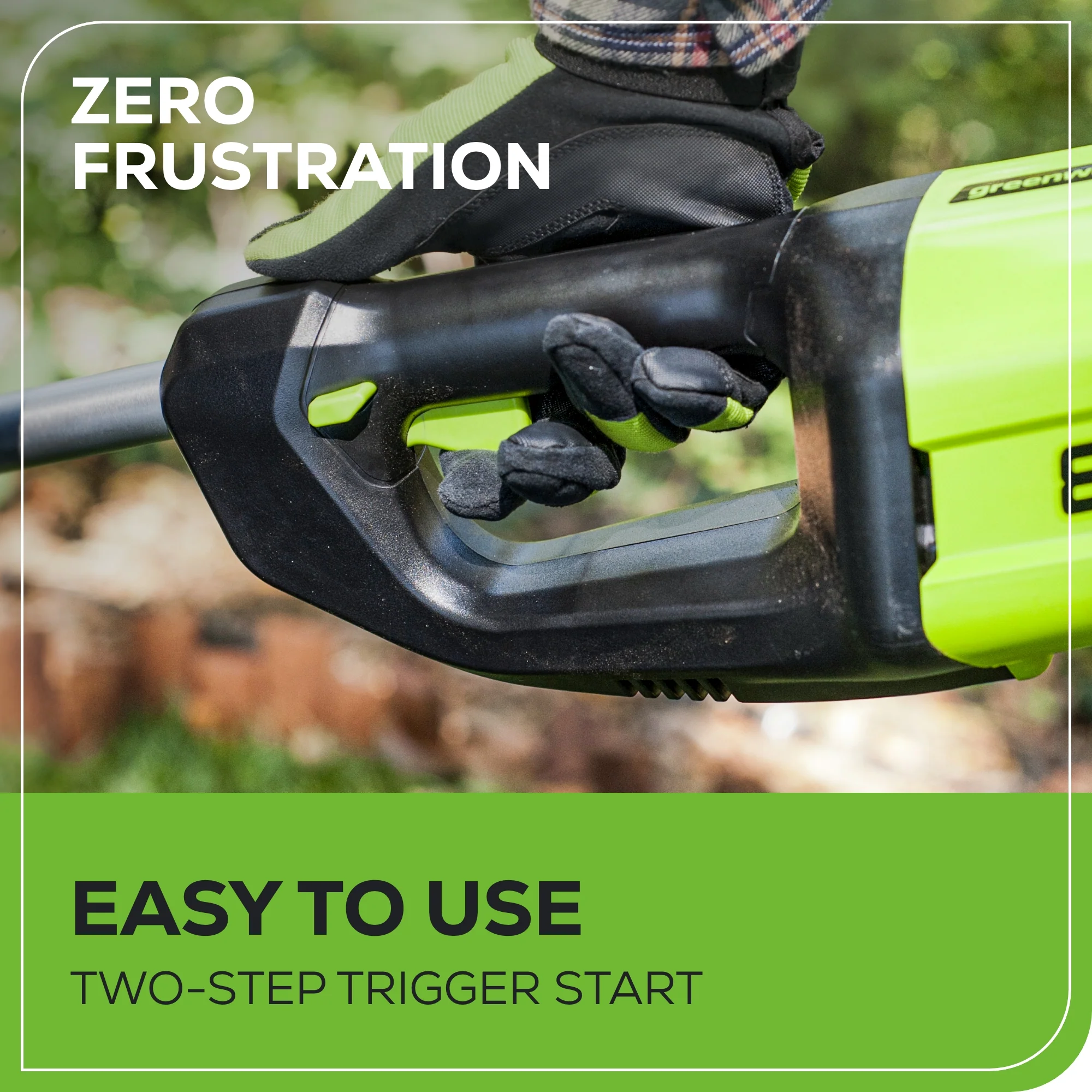 80V Cordless 10 Brushless Pole Saw w/ 2.0Ah Battery & Rapid Charger