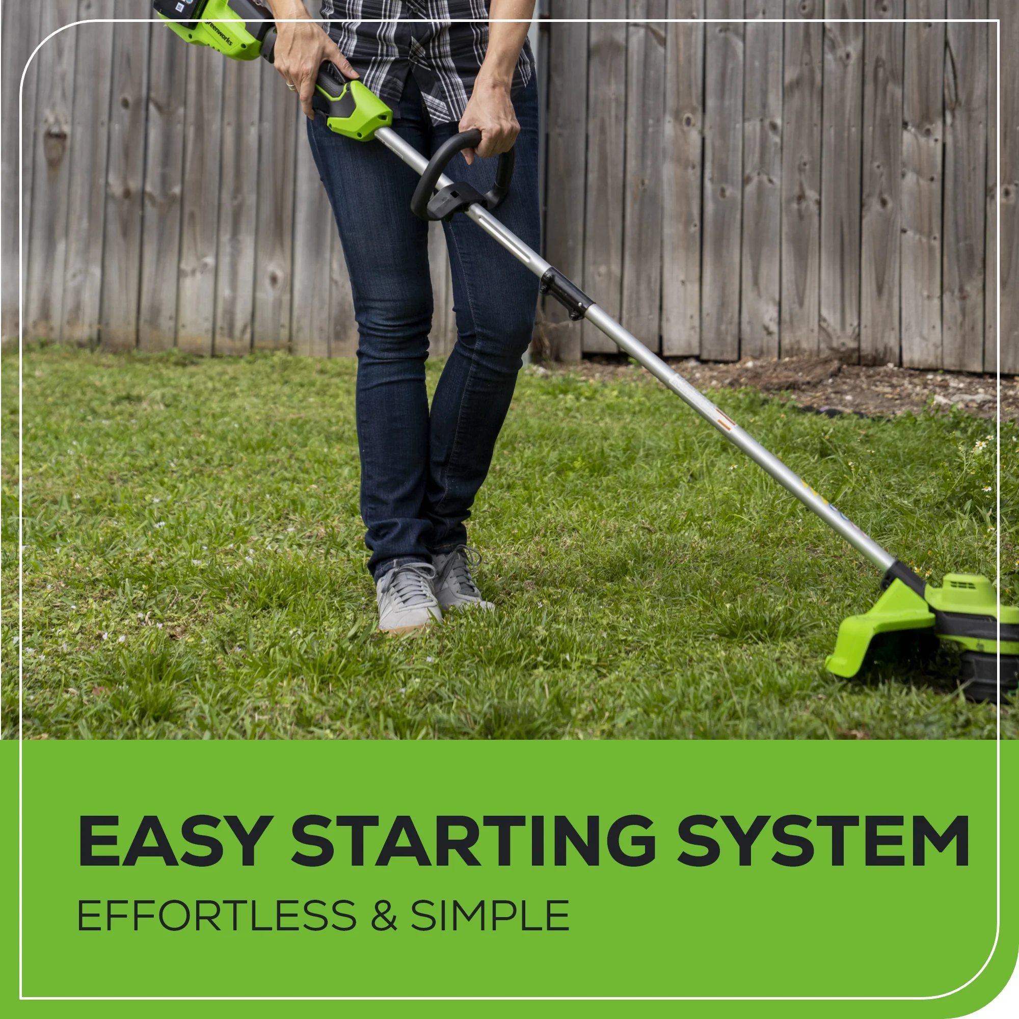 48V (2x24V) 15 Cordless Battery Load N' Go™ String Trimmer w/ (2) 4.0Ah USB Batteries & Charger