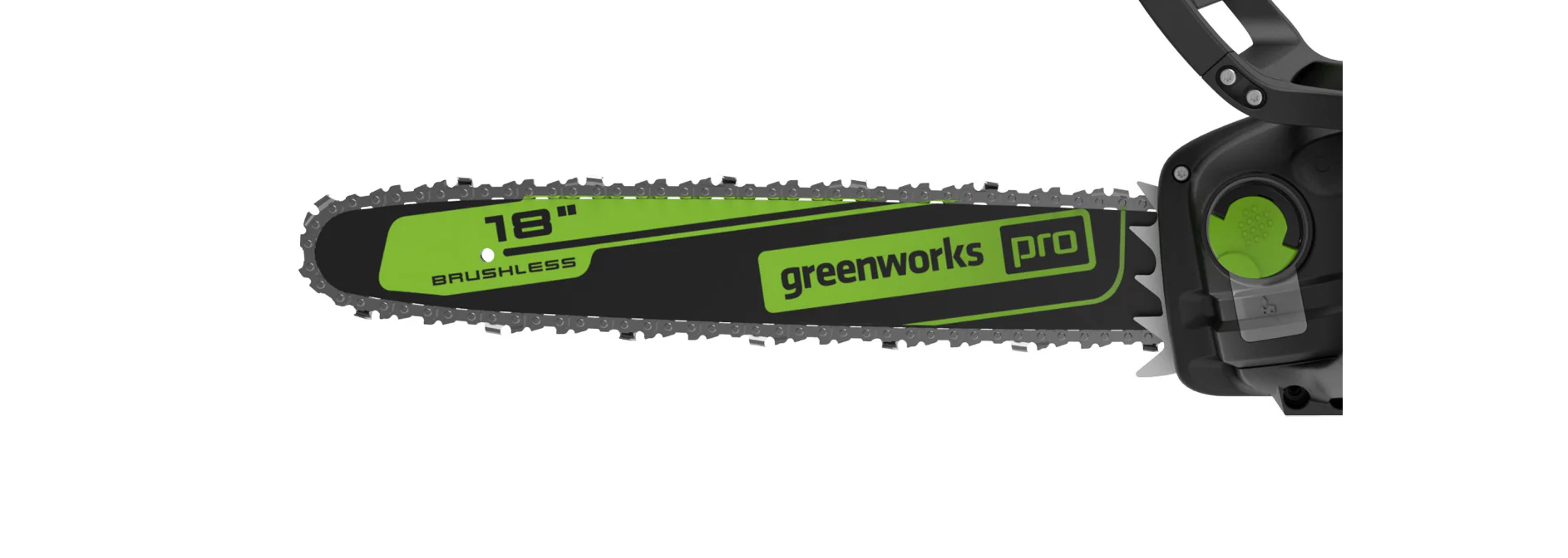 80V 18 Cordless Battery Chainsaw w/ Two Extra Chains (Tool-Only)