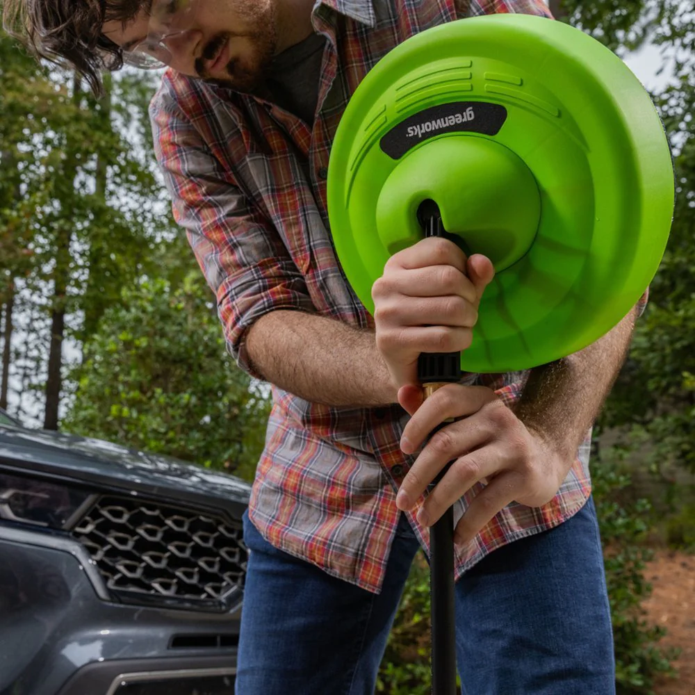 RENEWED 1900 PSI 1.2 GPM Cold Water Electric Pressure Washer w/ 11 Surface Cleaner and Soap Applicator Combo Kit