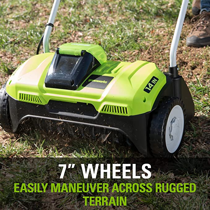 40V 14 Cordless Dethatcher w/ 4.0Ah Battery & Charger