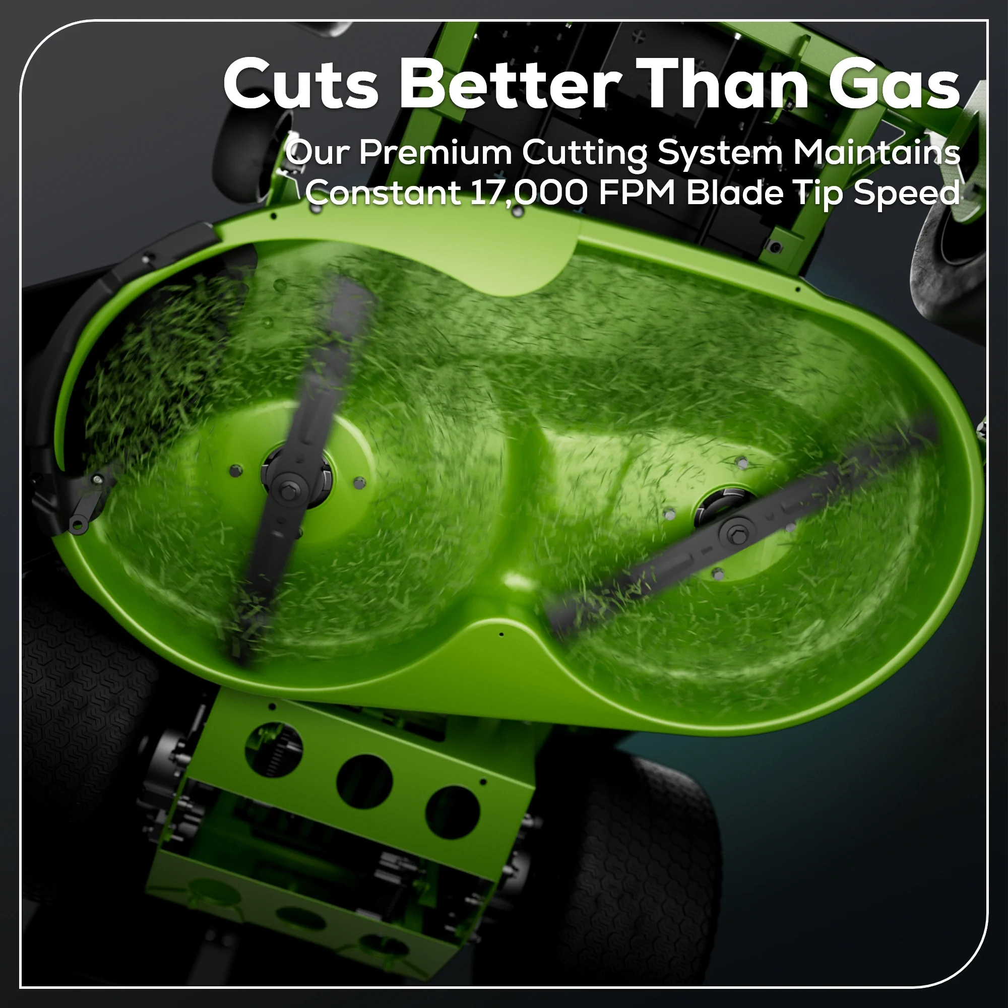 80V 42 Cordless Battery CrossoverZ Zero Turn Lawn Mower w/ (4) 5Ah Batteries & 600W Wall Charger