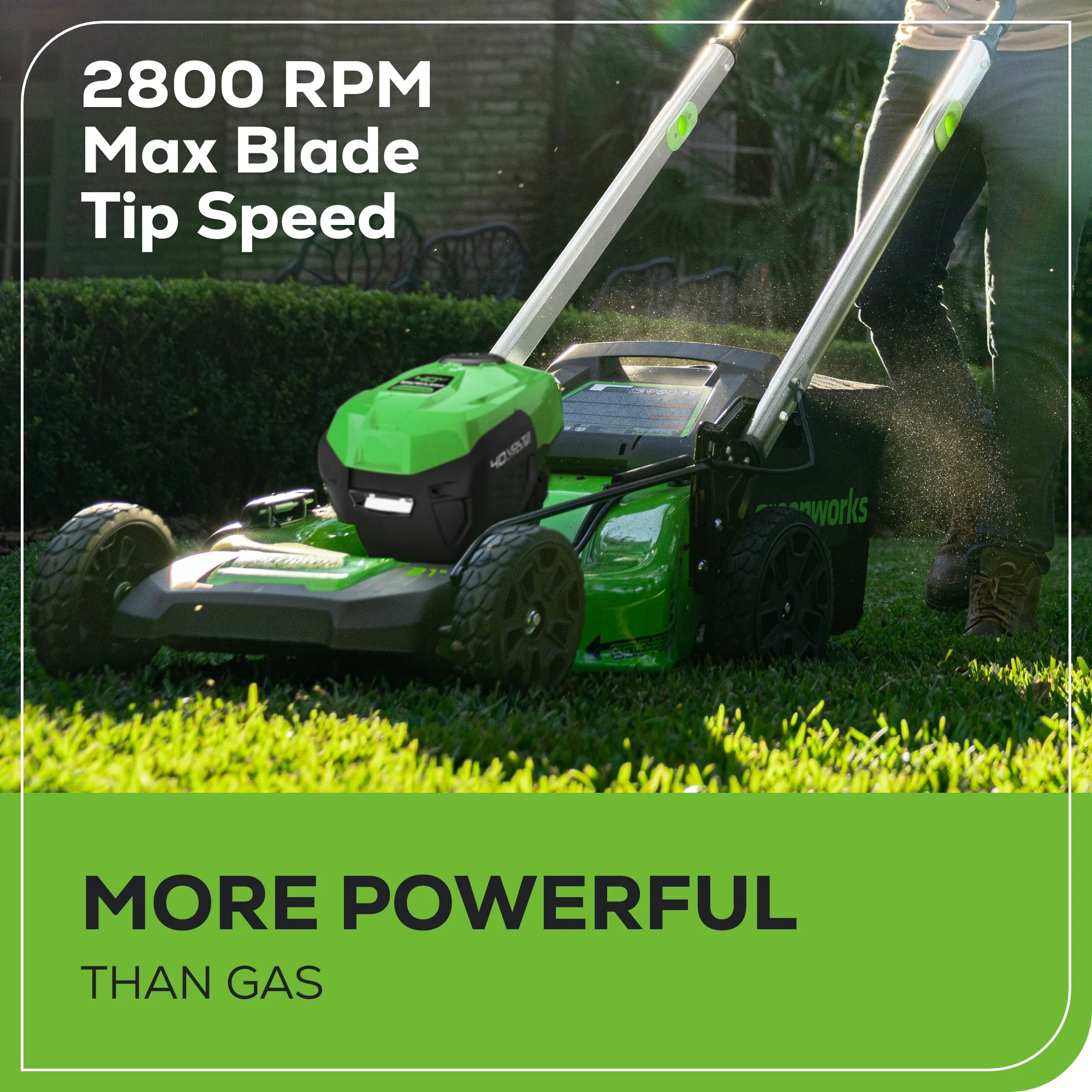 40V 21 Cordless Battery Self-Propelled Lawn Mower w/ 5.0Ah USB Batteries & Charger