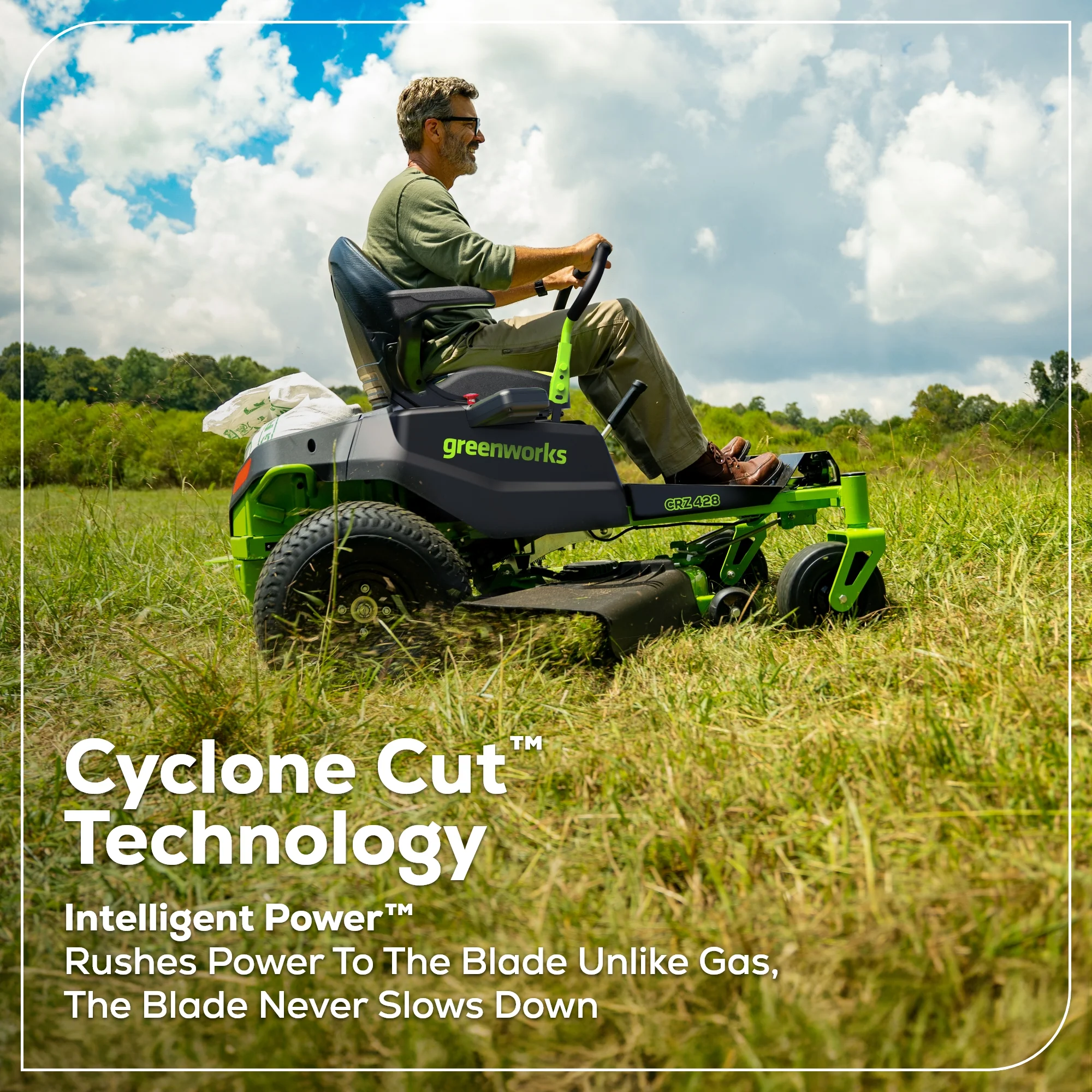 80V 42 Cordless Battery CrossoverZ Zero Turn Lawn Mower w/ (4) 5Ah Batteries & 600W Wall Charger