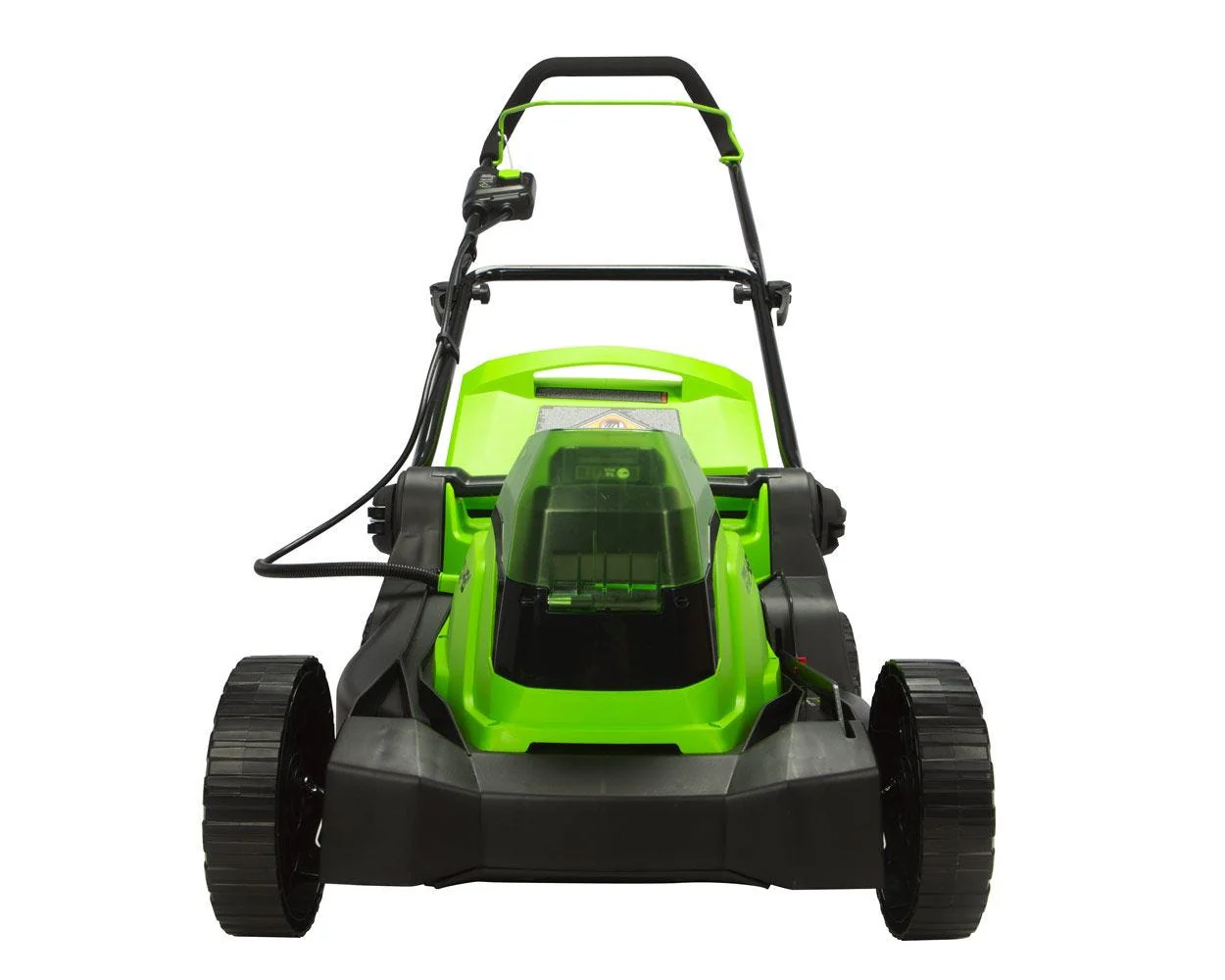 48V (2x24V) 17 Cordless Battery Push Mower & FREE Drill/Driver Combo Kit w/ (2) 4.0 Ah USB Batteries & Dual Port Charger