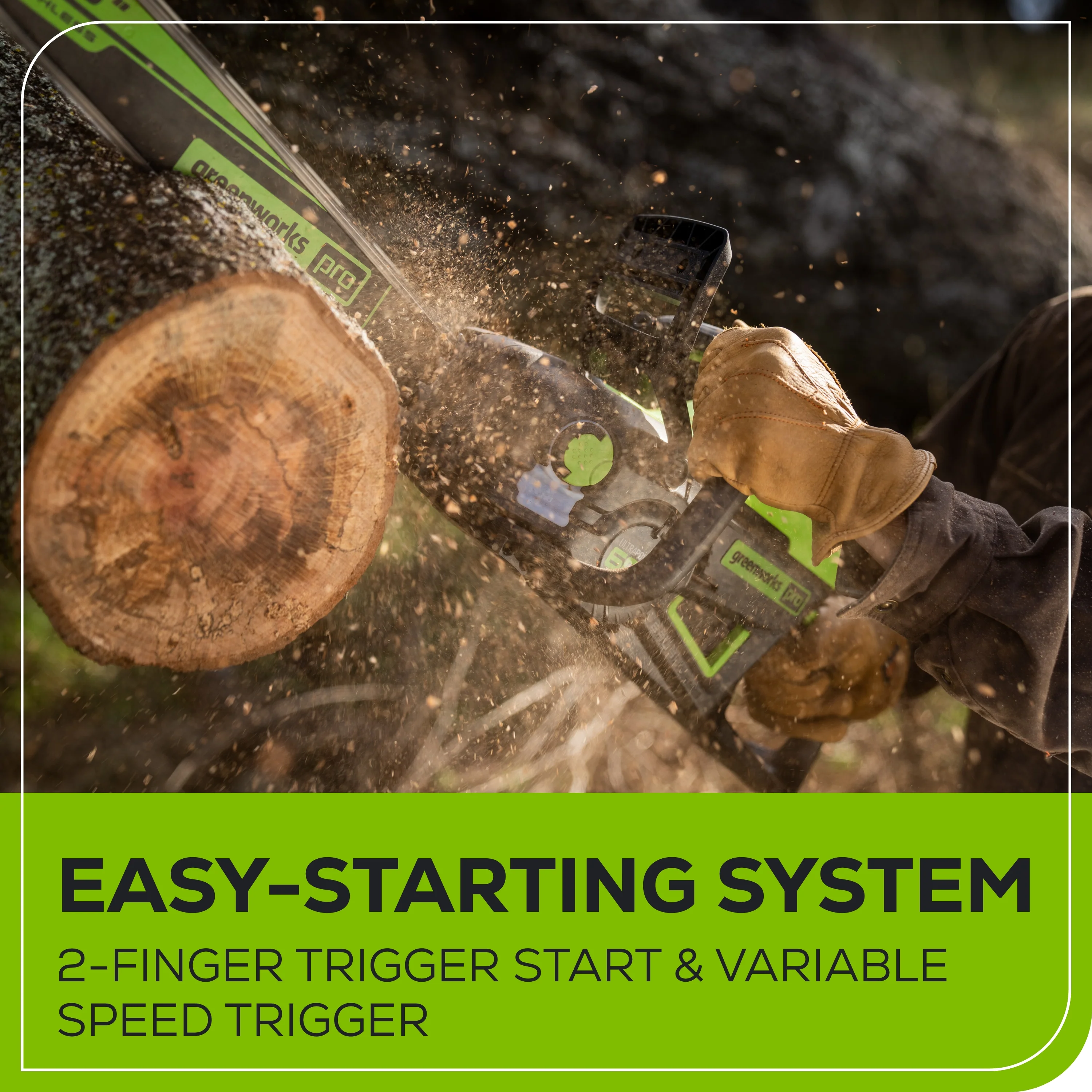 60V 18 Cordless Battery 2.0kW Chainsaw (Tool Only)