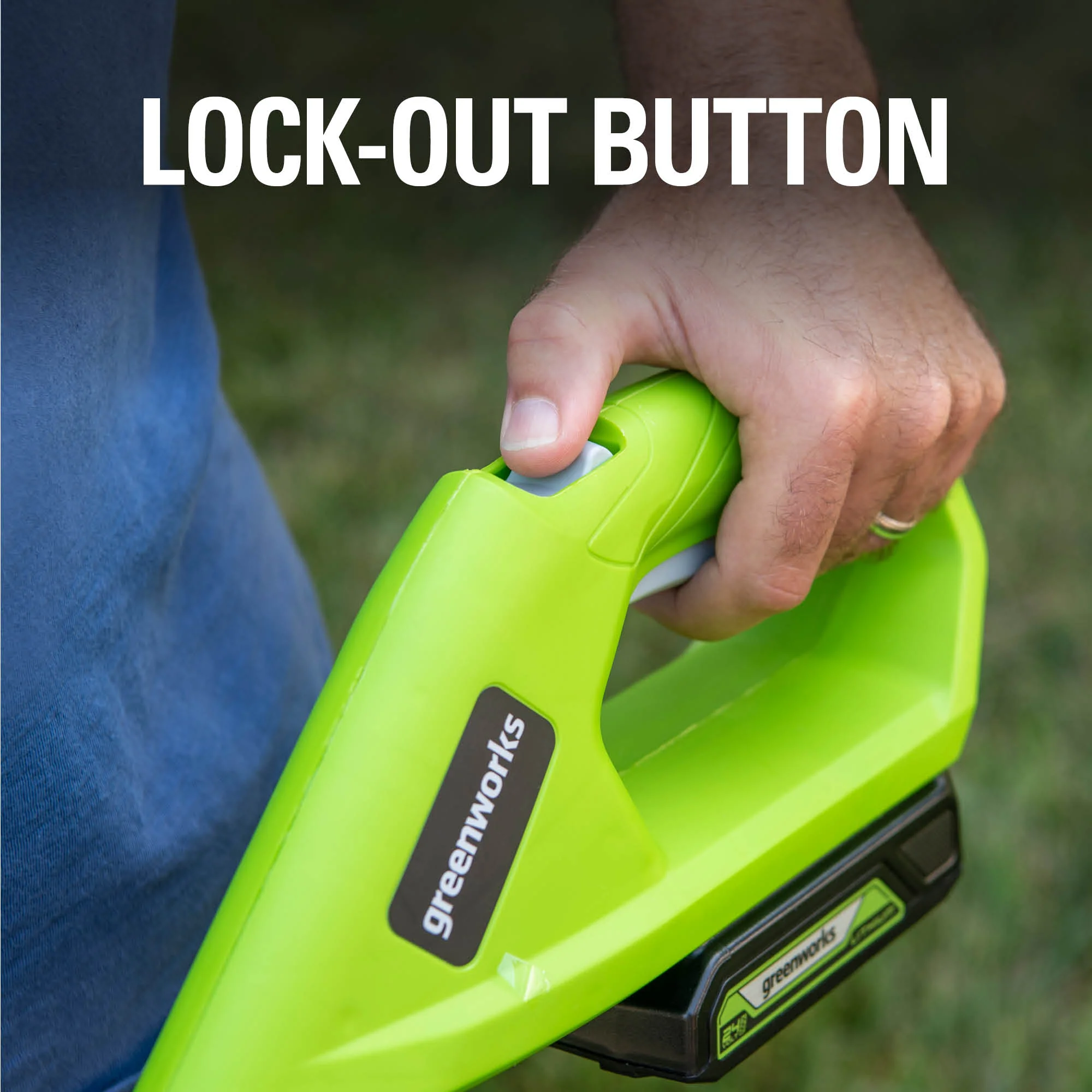 24V 10 Cordless Battery String Trimmer w/ 2.0Ah Battery and Charger