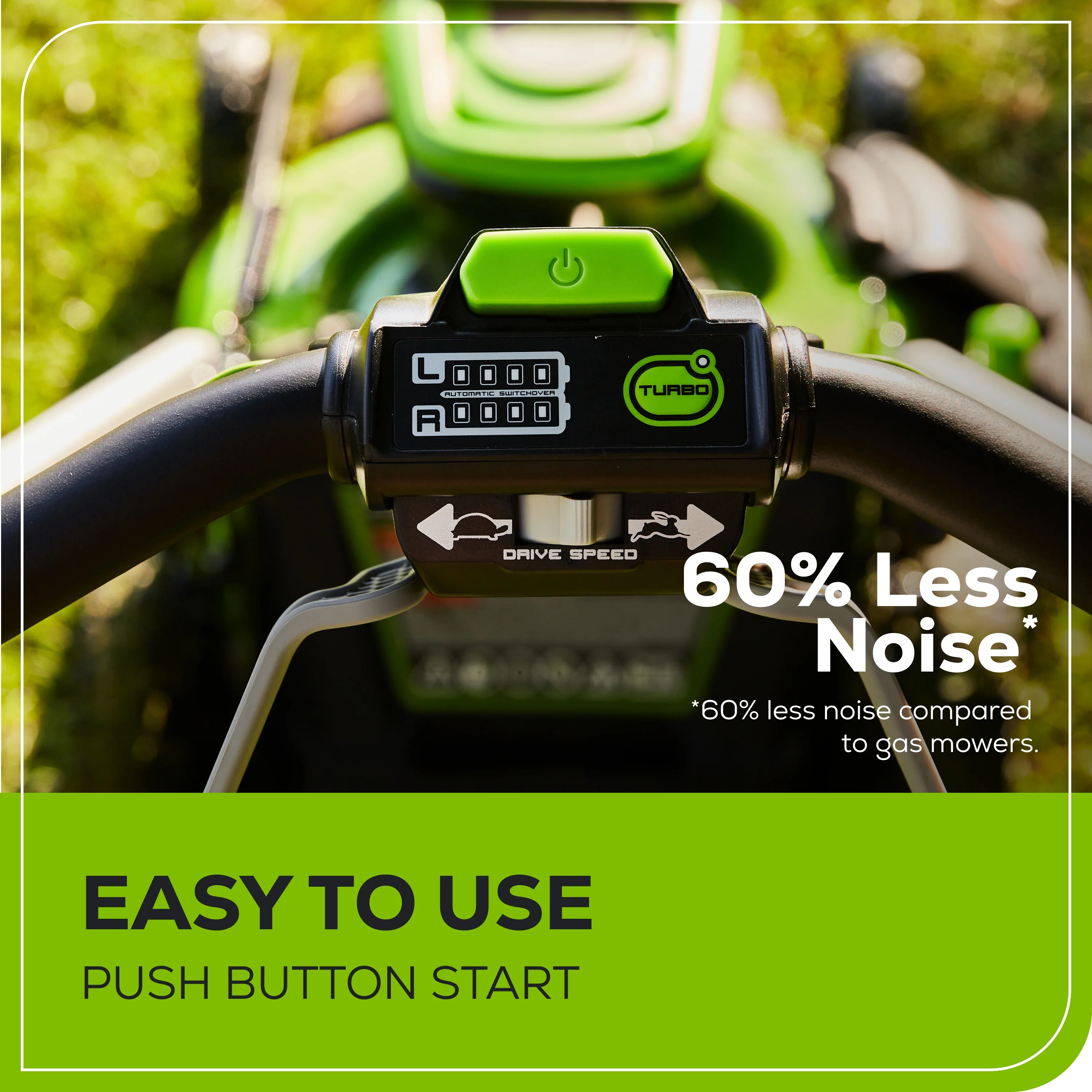 60V 21 Cordless Battery Self-Propelled Lawn Mower w/ Two (2) 4.0Ah Batteries & Dual Port Charger