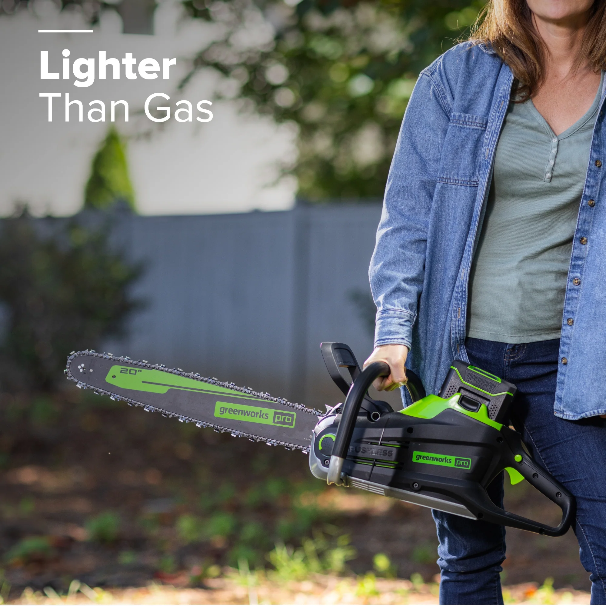 80V 20 Cordless Battery Chainsaw w/ 4.0Ah Battery & Charger