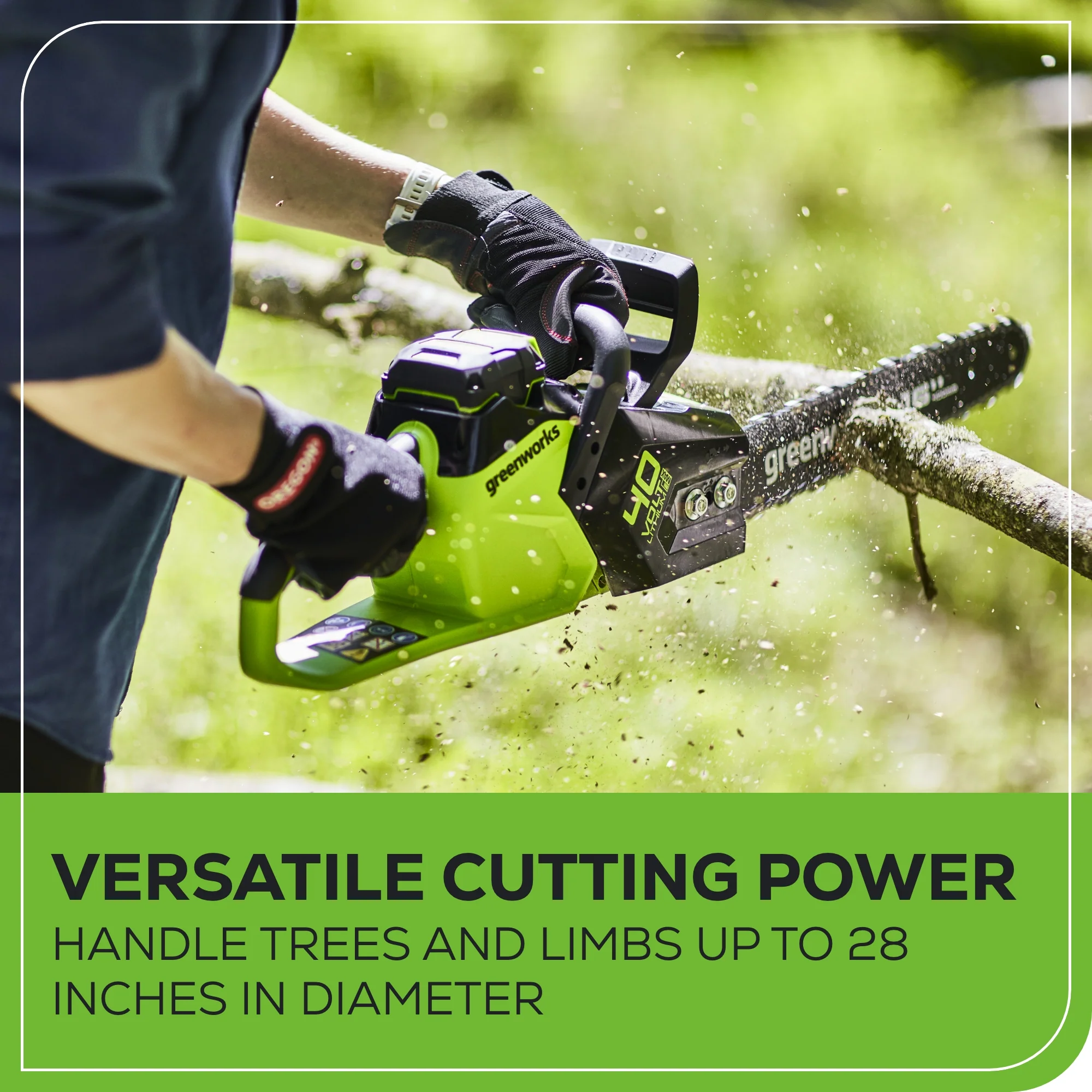 40V 16 Cordless Battery Chainsaw (Tool Only)