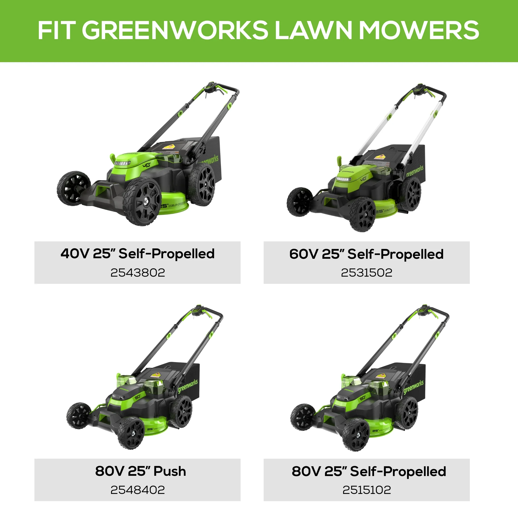 25 Replacement Lawn Mower Dual Blades