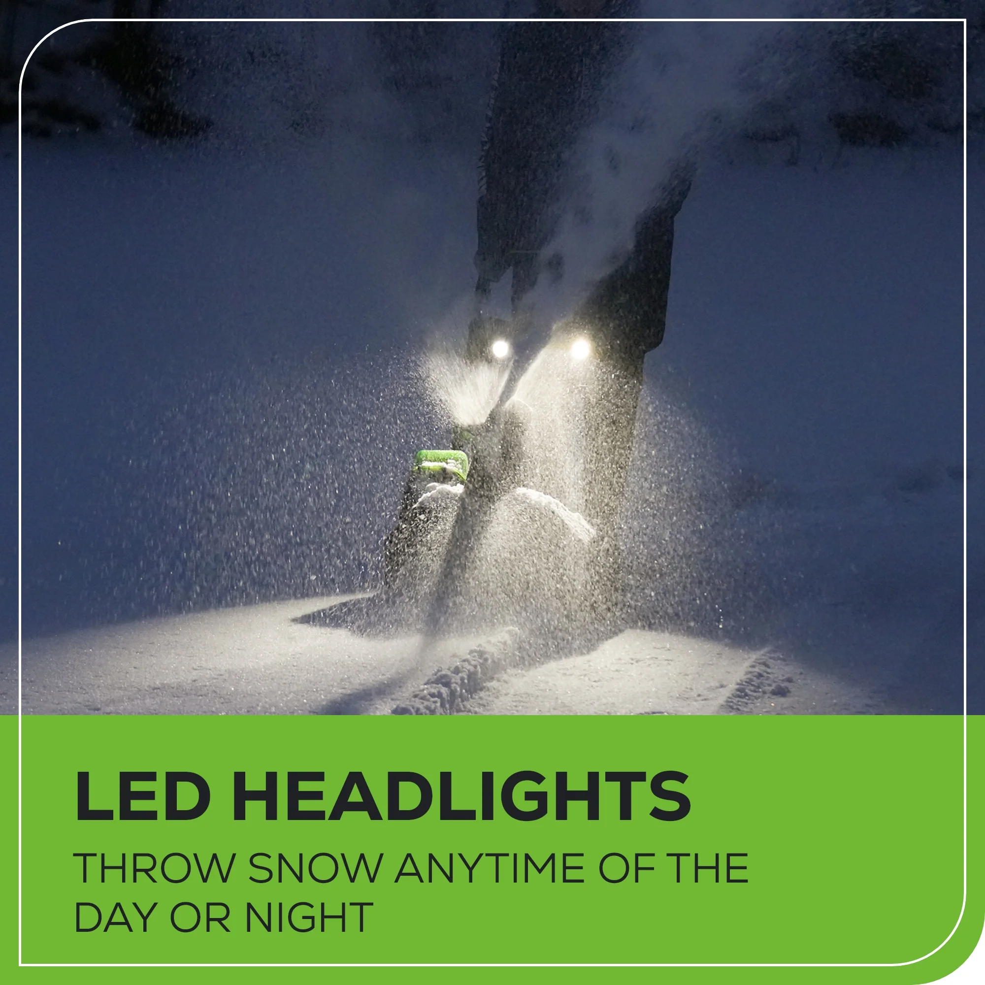 80V 20 Cordless Battery Single-Stage Snow Blower (Tool Only)