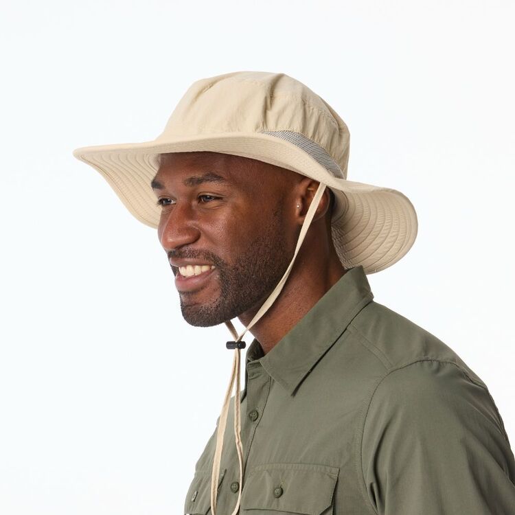 Deni Unisex Wide Brim Hat Sand