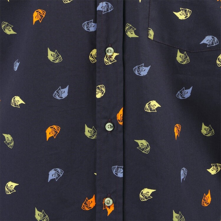 Men's Navy Tonga Short Sleeve Shirt Navy & Tent M