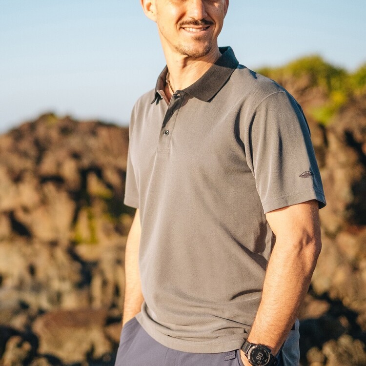 Men's Volt Polo Charcoal L