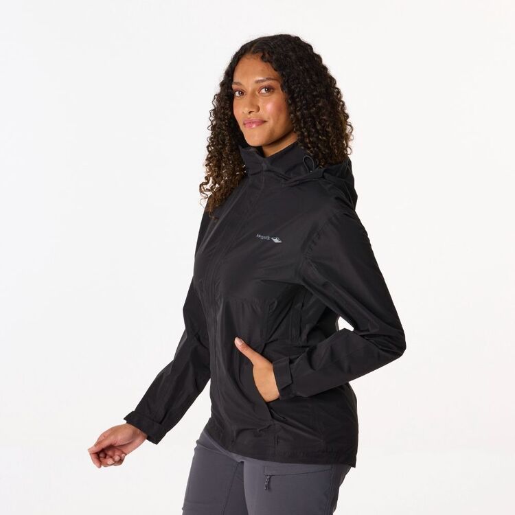 Women's Florence Hooded Rain Jacket Black