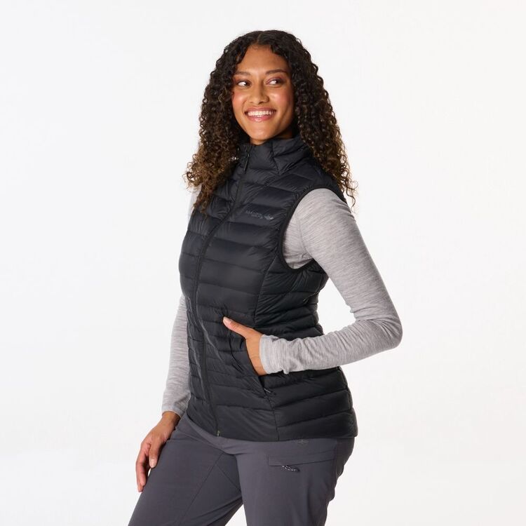 Women's Ascend 600 Duck Down Vest Black