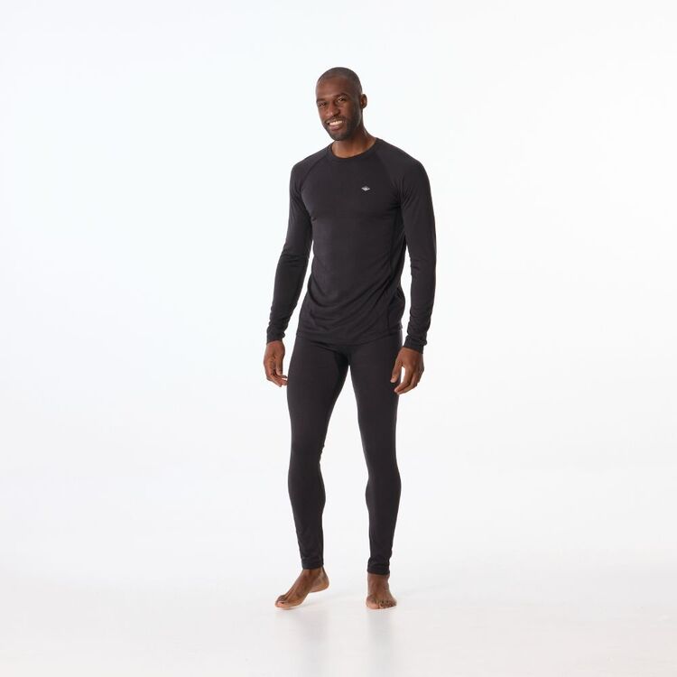 Men's Merino Blend Long Sleeve Top Black