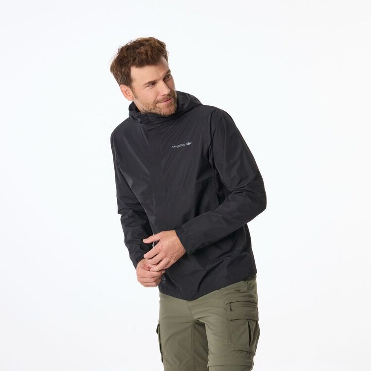 Men's Nelson Hooded Rain Jacket Black