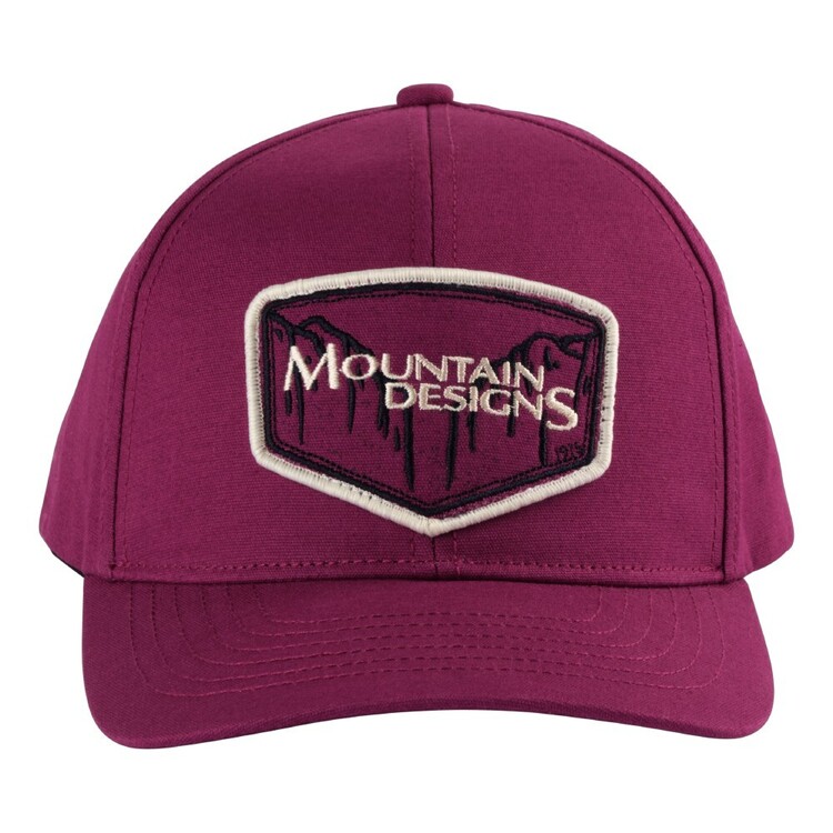 Unisex Purple Atlas 6 Panel Cap Purple Badge One Size
