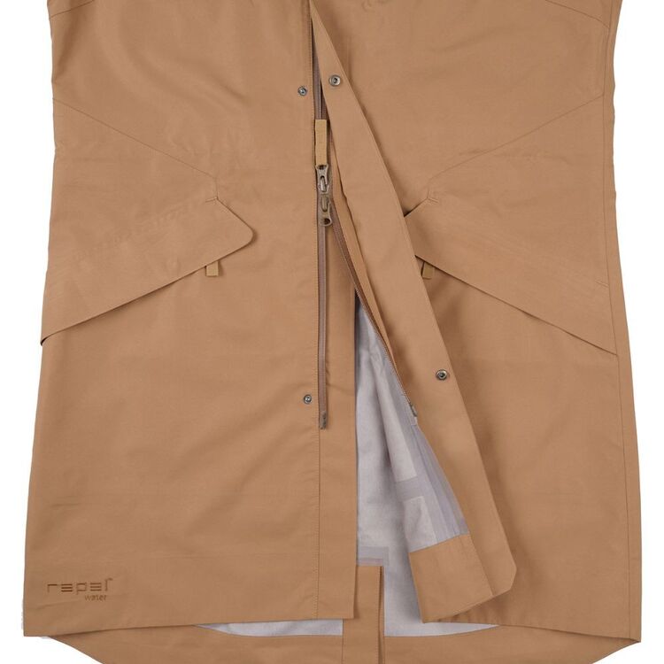 Women's Josephine Hooded Rain Jacket Tan