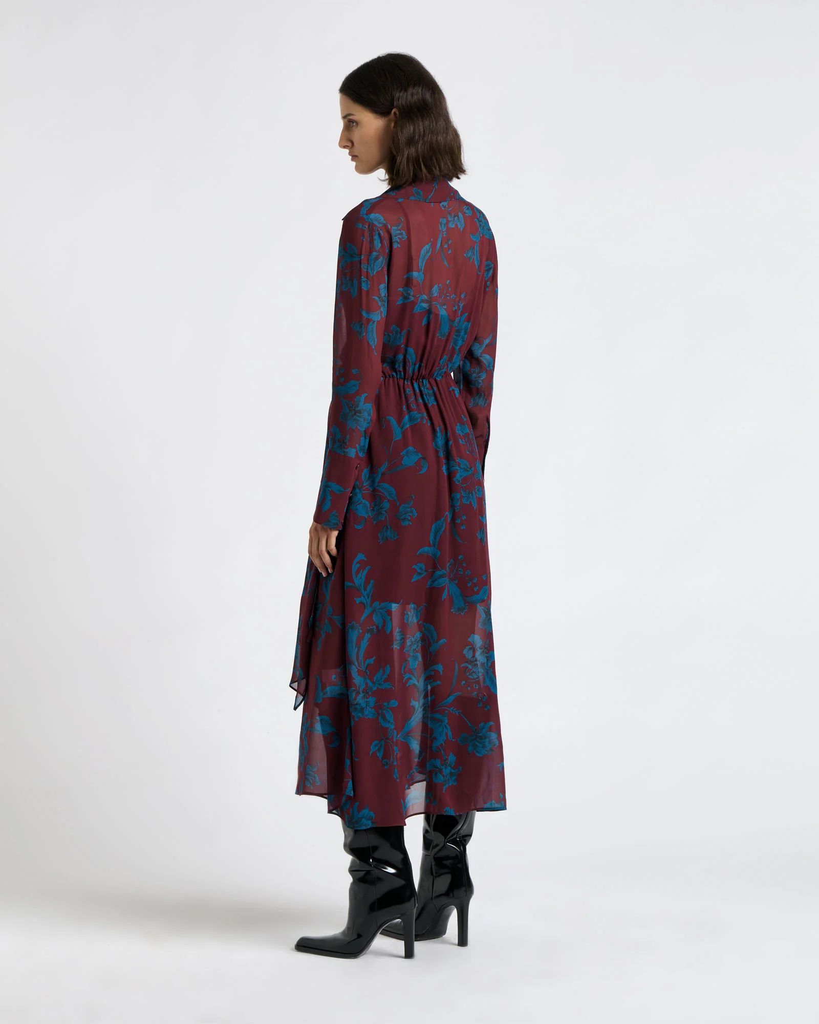 Indigo Ivy Wrap Dress