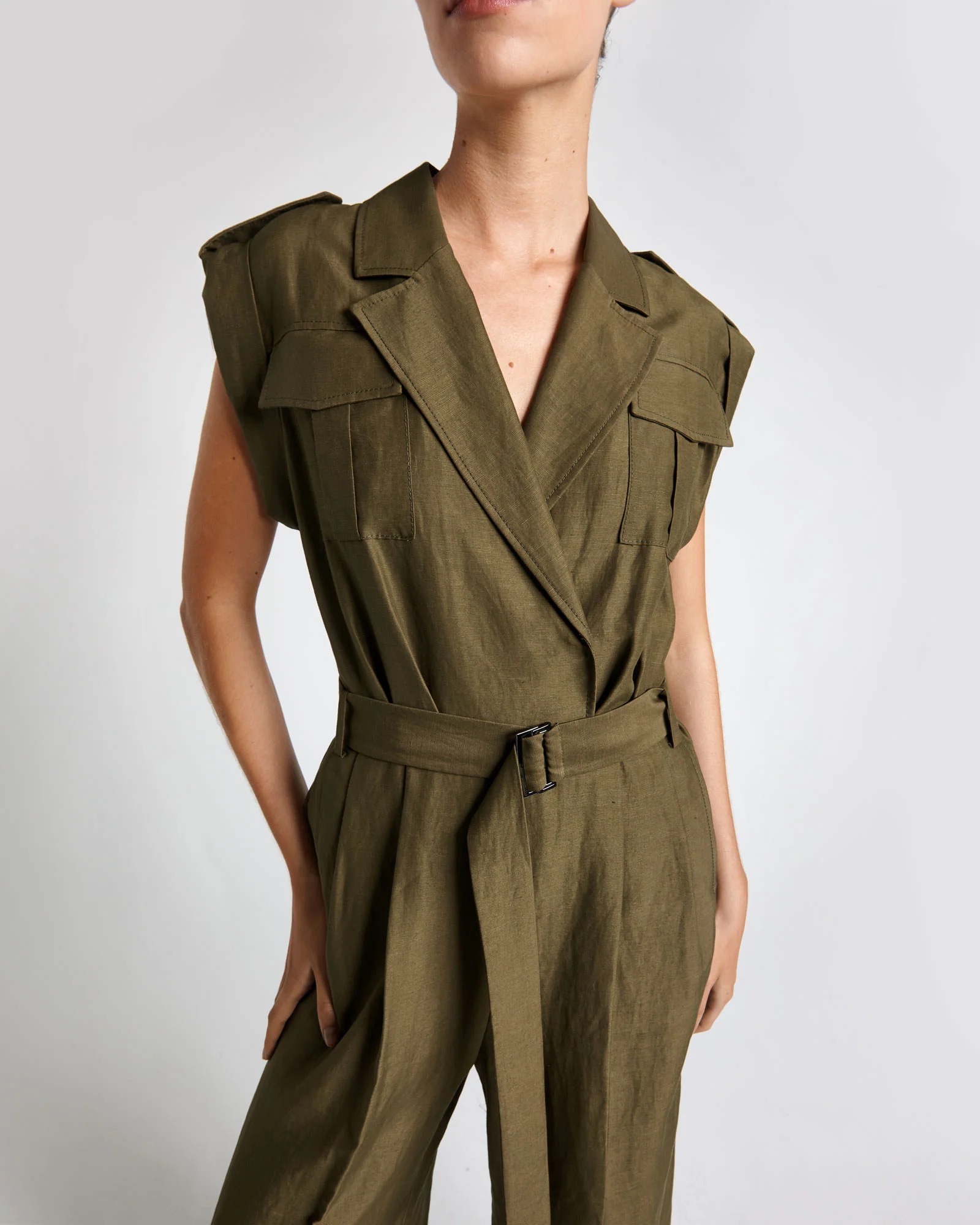 Utility Belted Jumpsuit