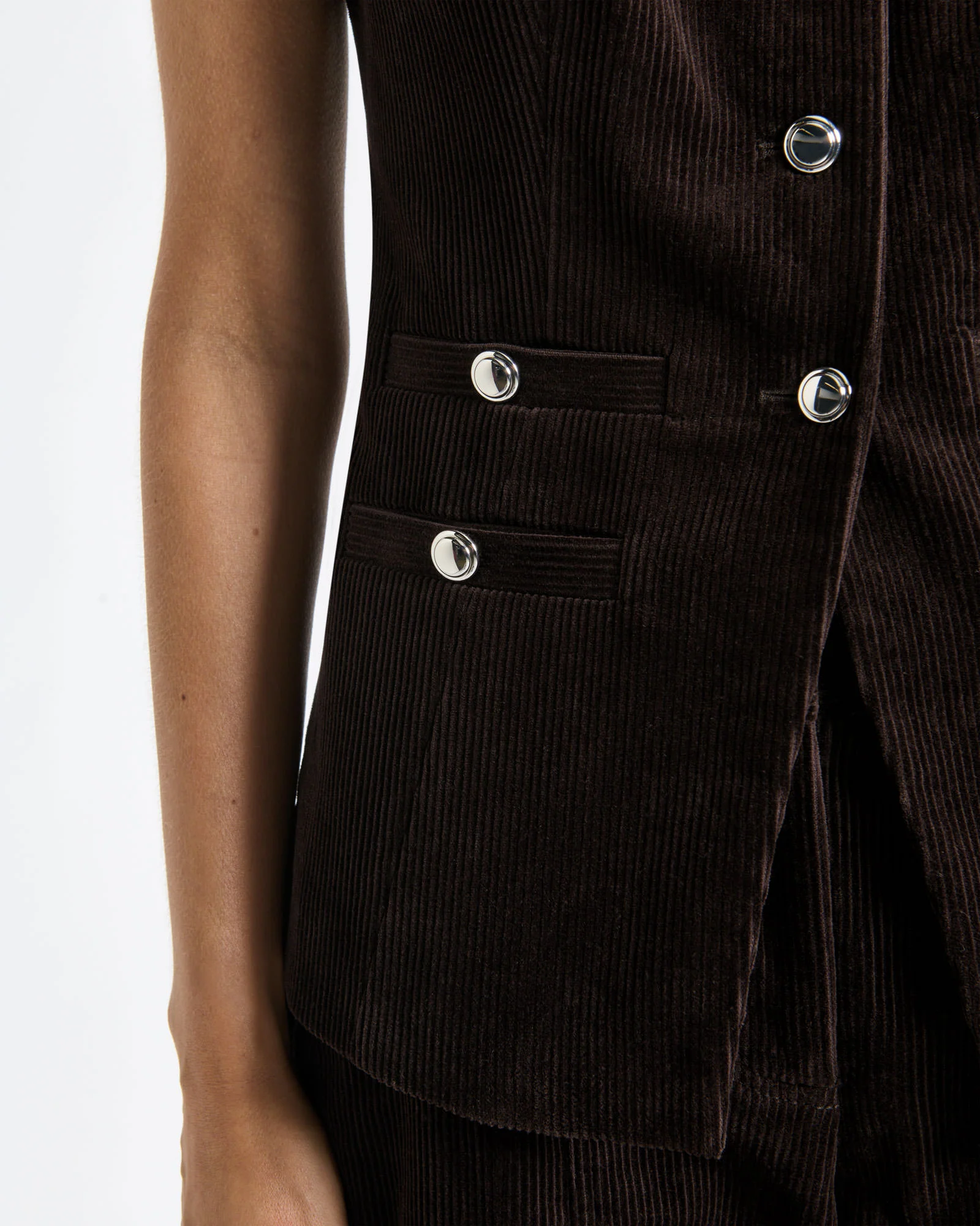 Japanese Cotton Corduroy Waistcoat