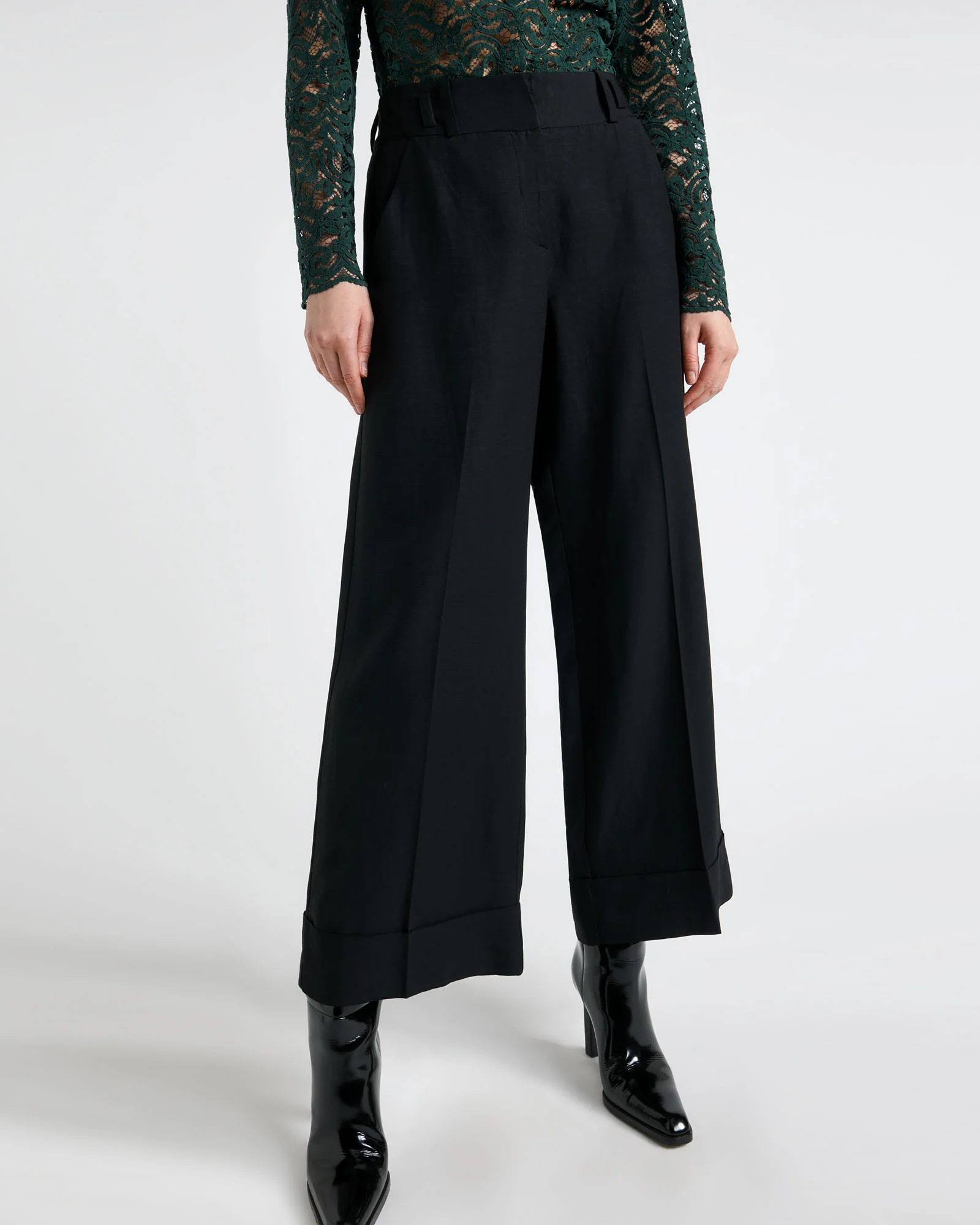 Viscose Linen Cropped Pant