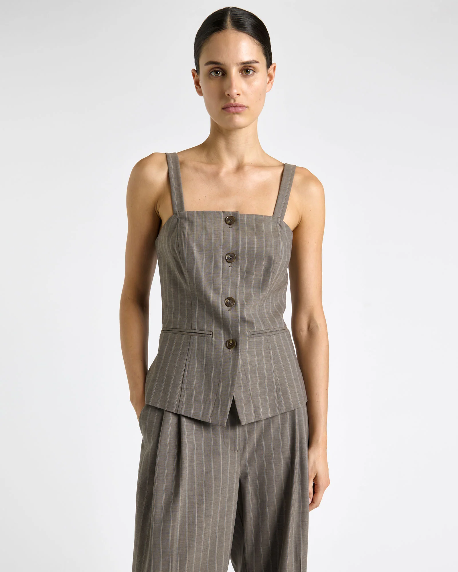 European Stripe Waistcoat