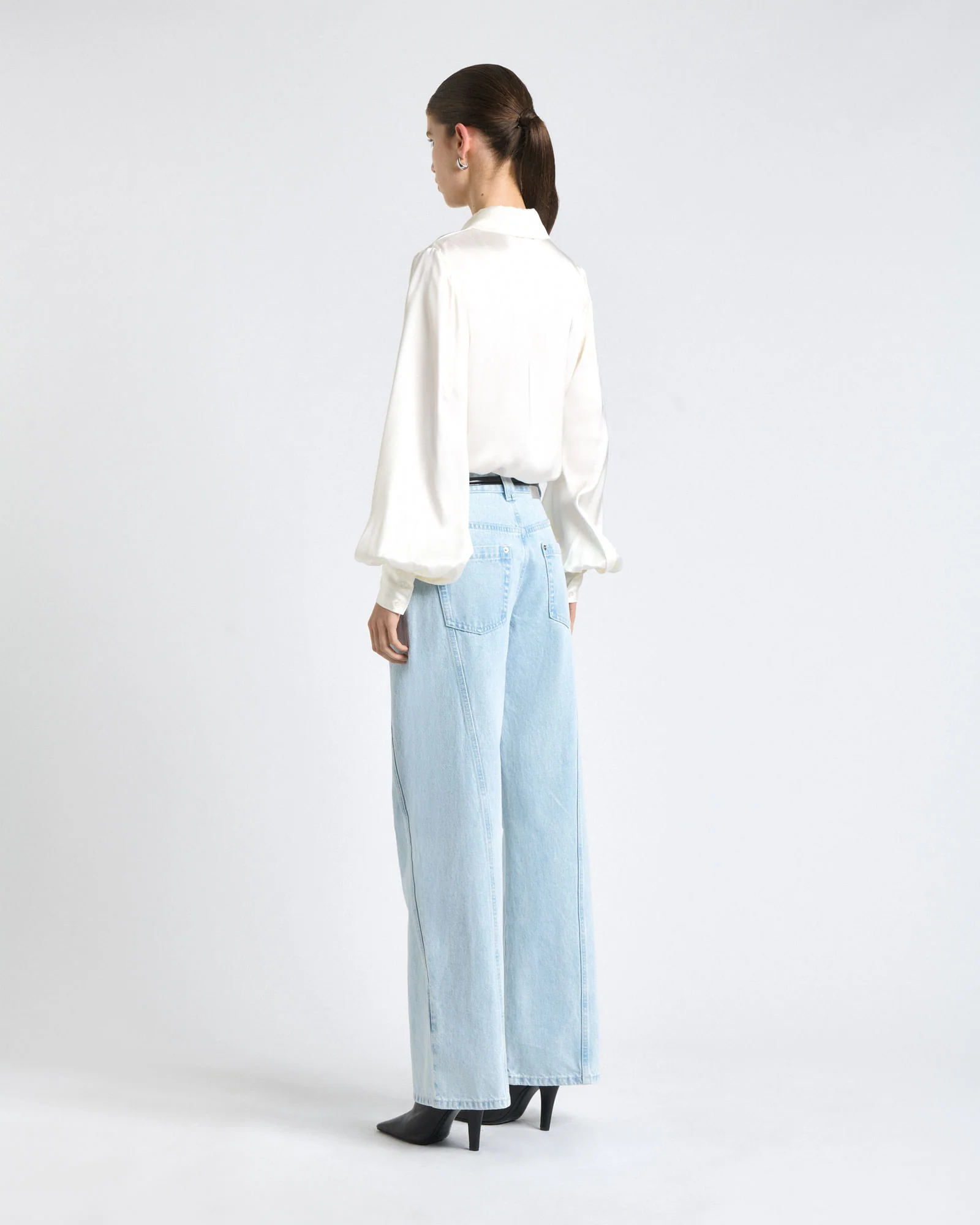 Satin Long Sleeve Shirt