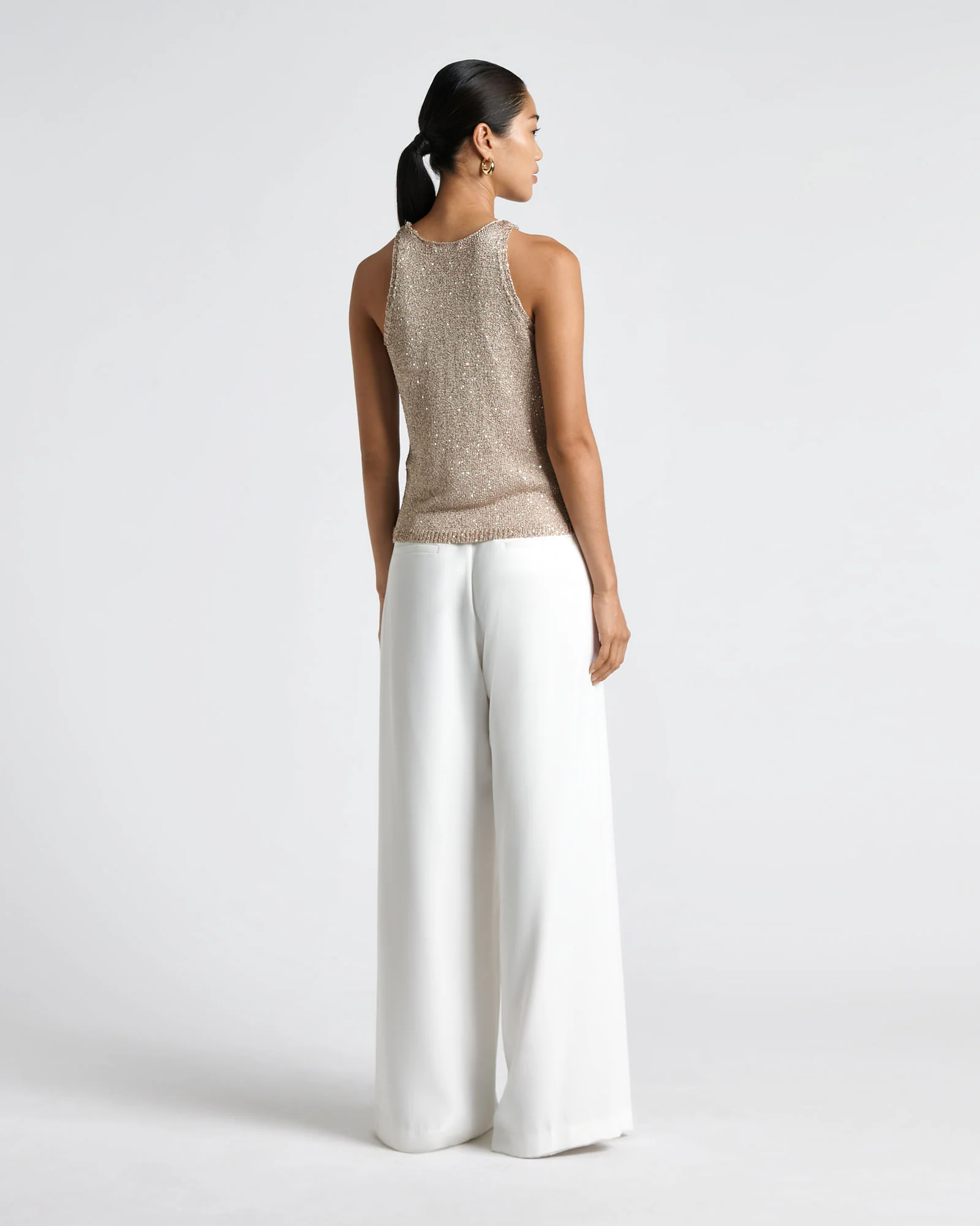 Belted Wide Leg Pant