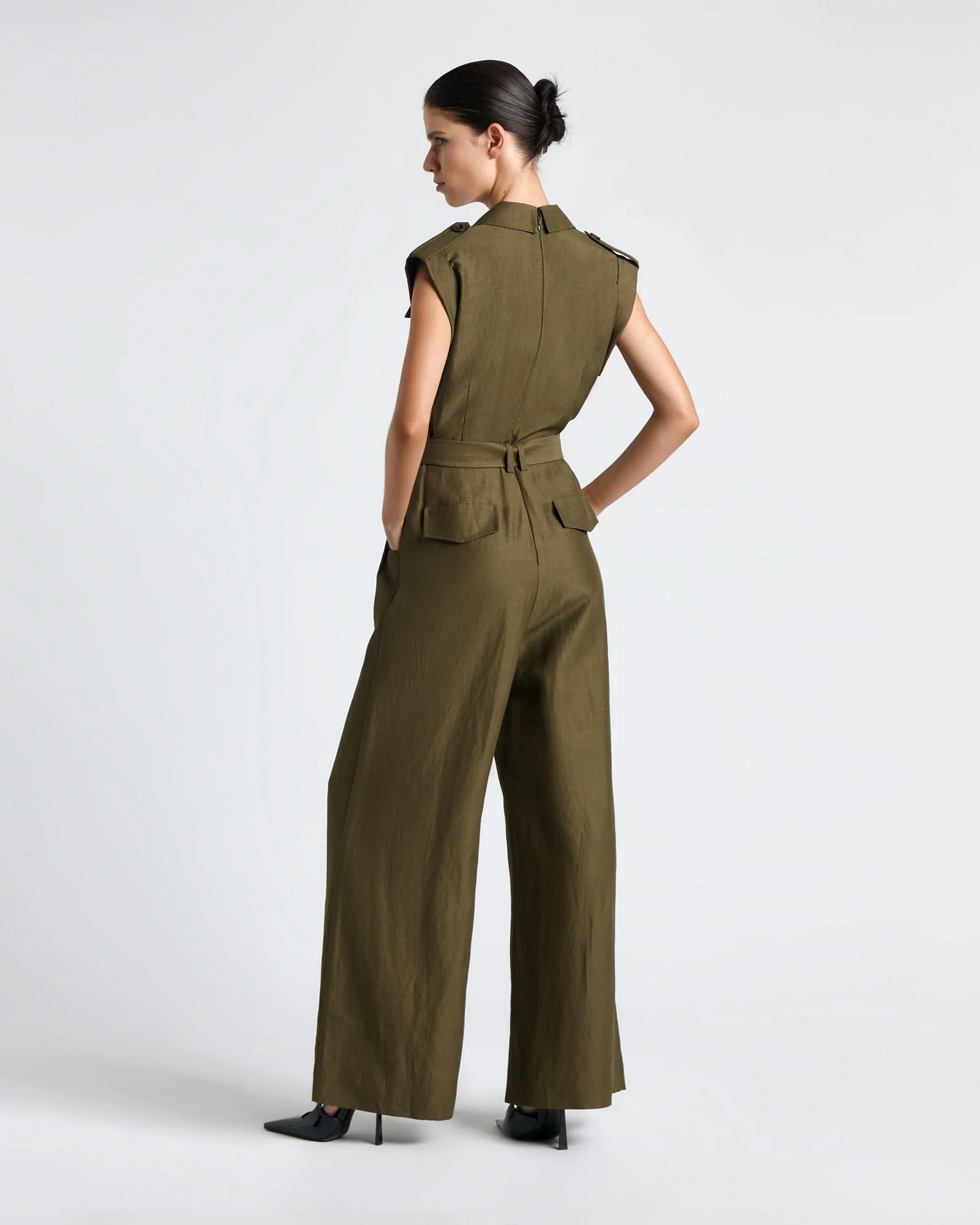 Utility Belted Jumpsuit