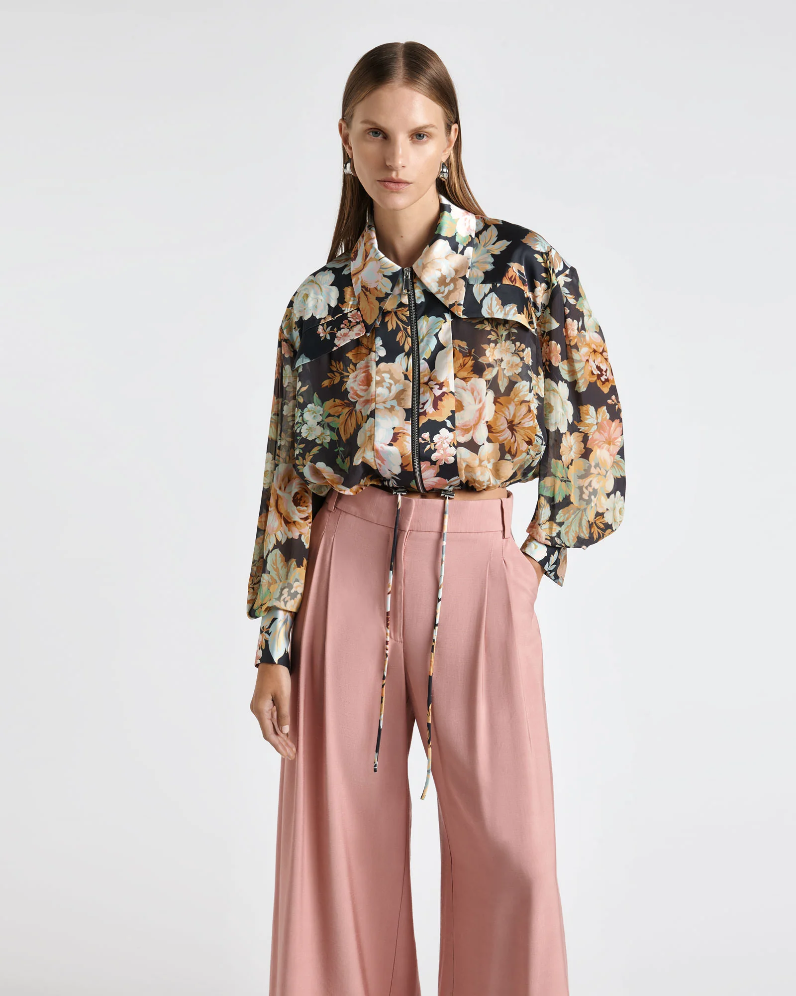 Ophelia Floral Bomber Jacket