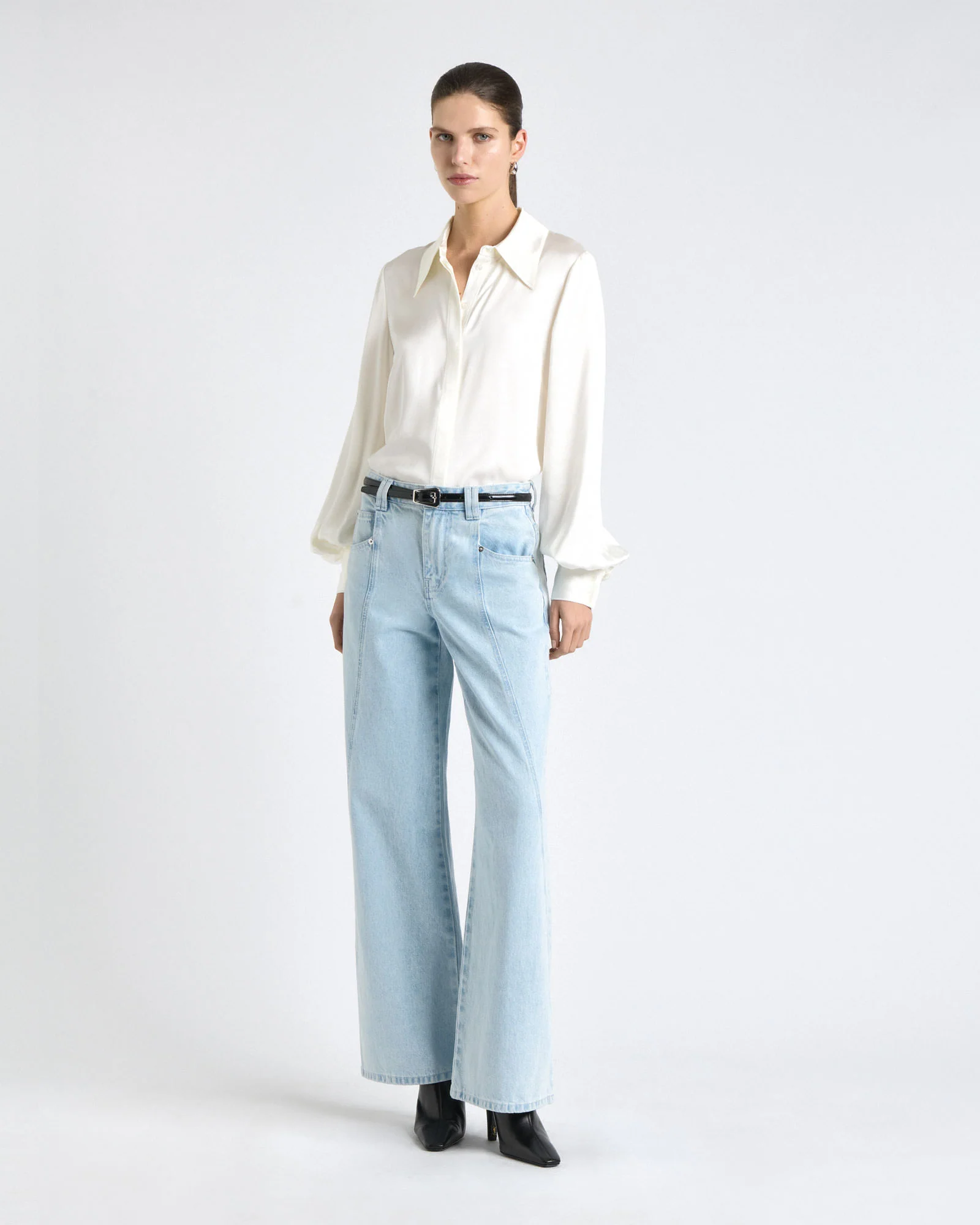 Satin Long Sleeve Shirt