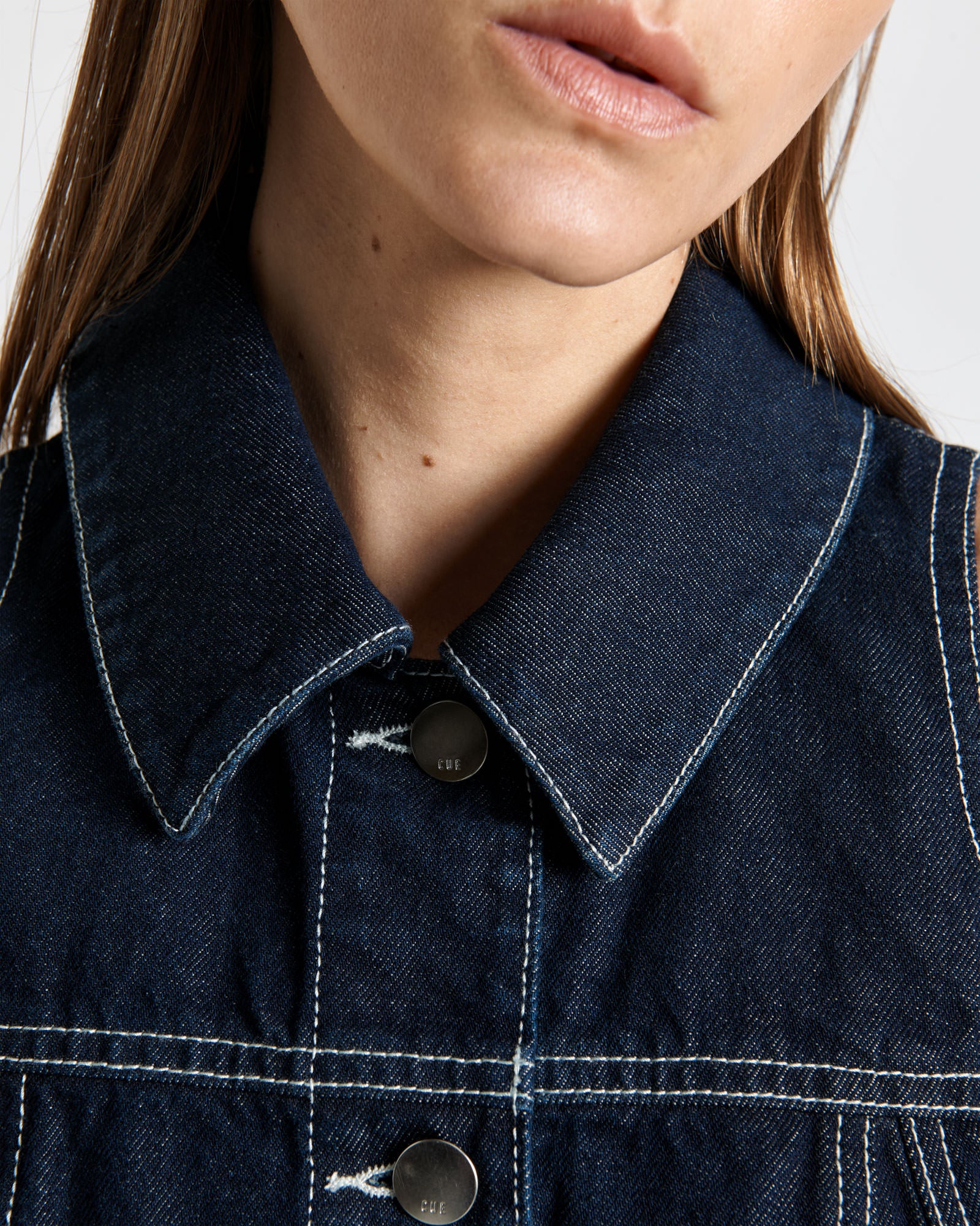 Dark Indigo Denim Vest